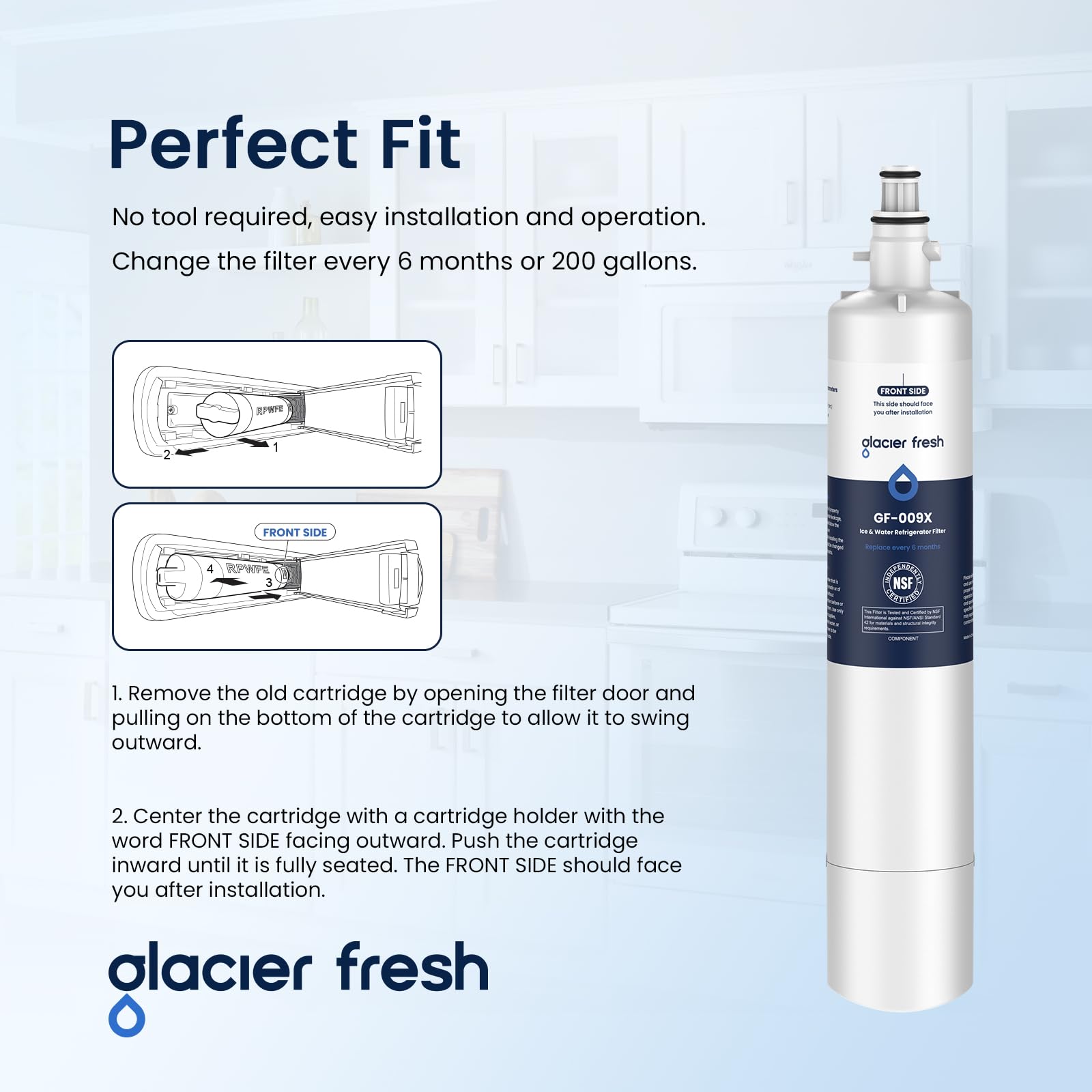 RPWFE RPWF Refrigerator Water Filter (3 Count)