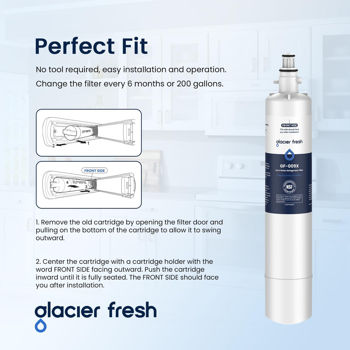 RPWFE RPWF Refrigerator Water Filter (3 Count)