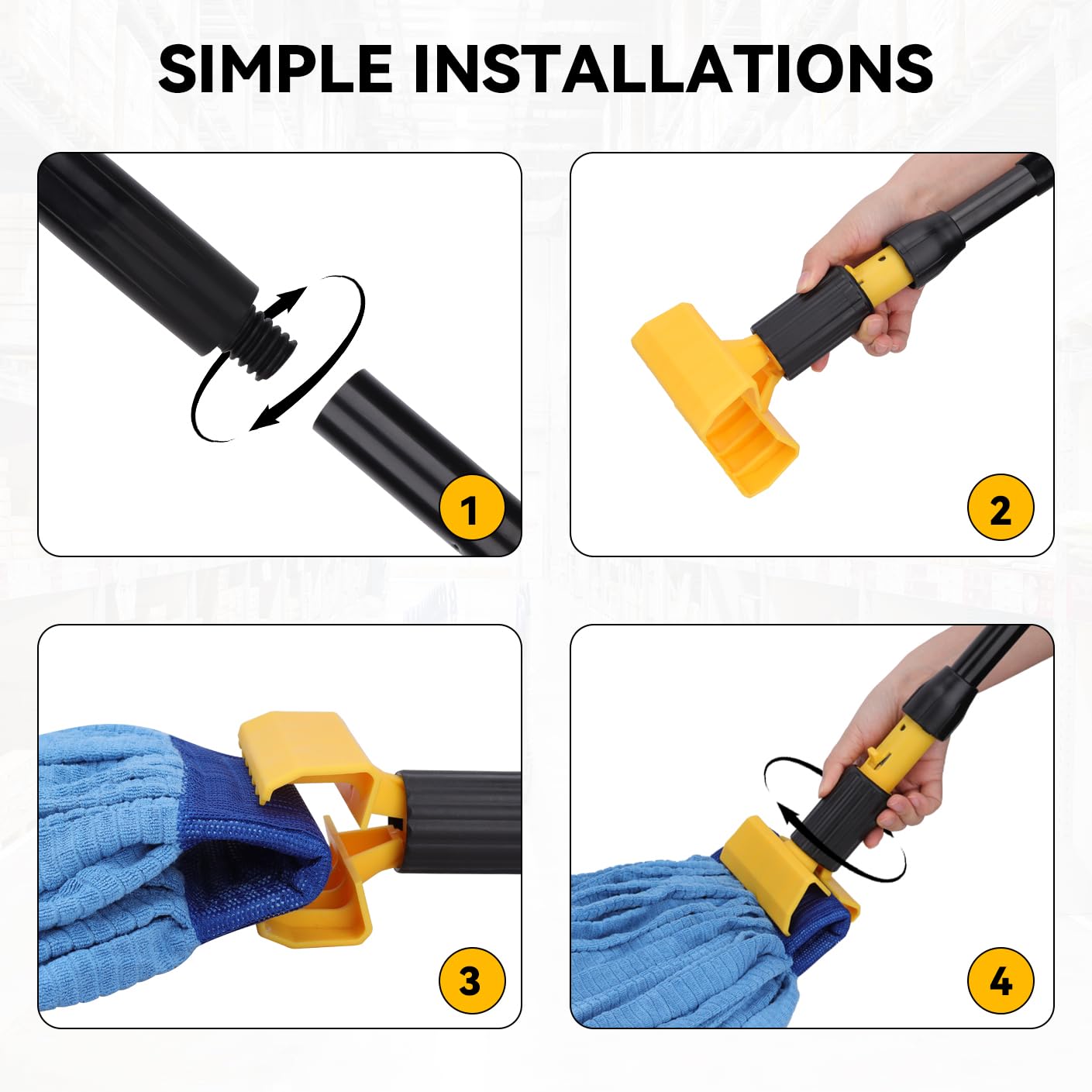 Mop Handle Commercial Heavy Duty
