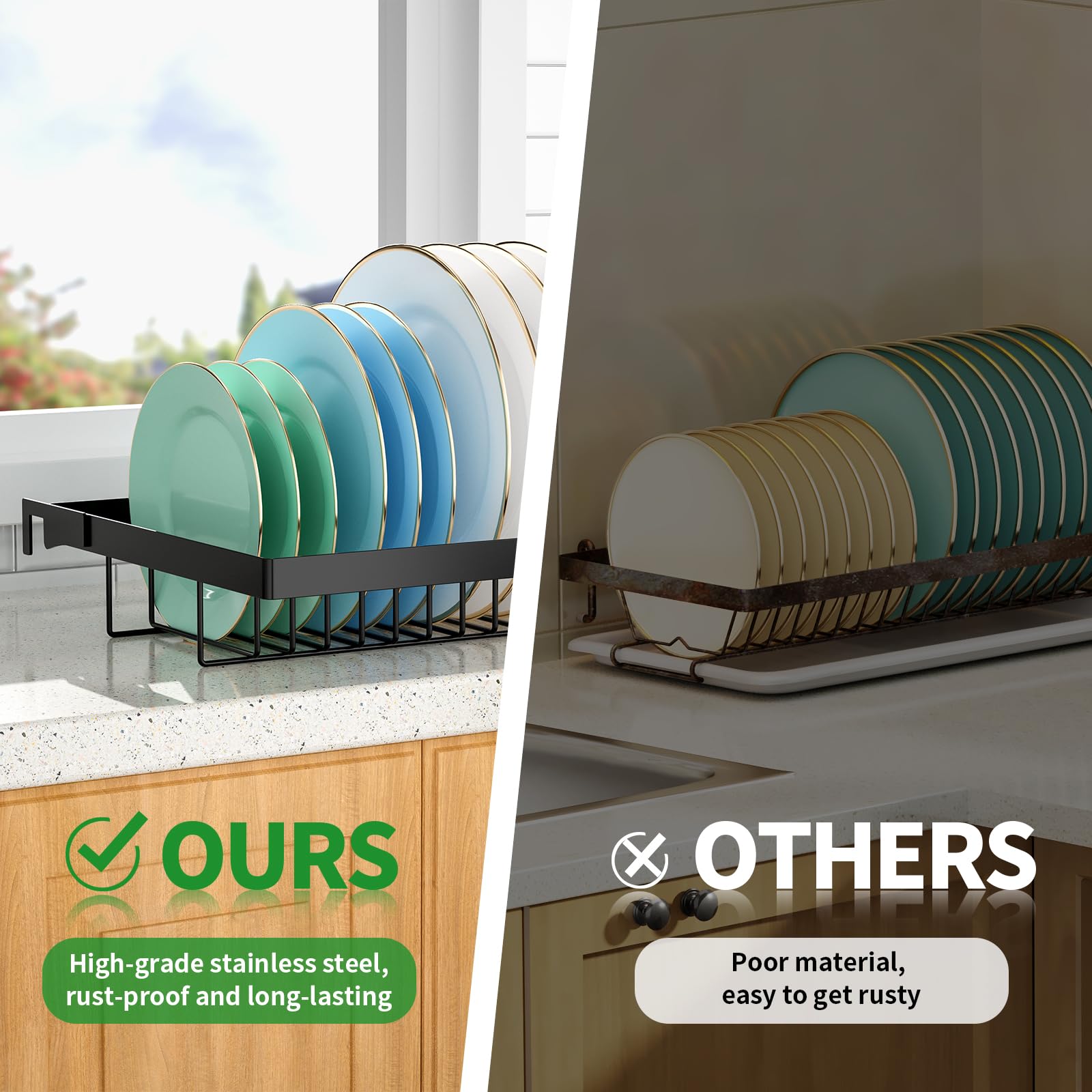 Over The Sink Dish Drying Rack