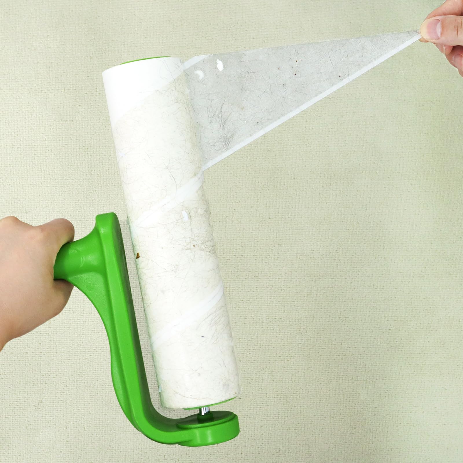 10 inch Mega Lint Roller Refills for Evercare Layers Smart Design Large Floor Lint Rollers Extreme Stick 10'' Wide Sticky Roller Refills 60 Sheets per Roll 5 Pack Total 300 Sheets (300 Count)