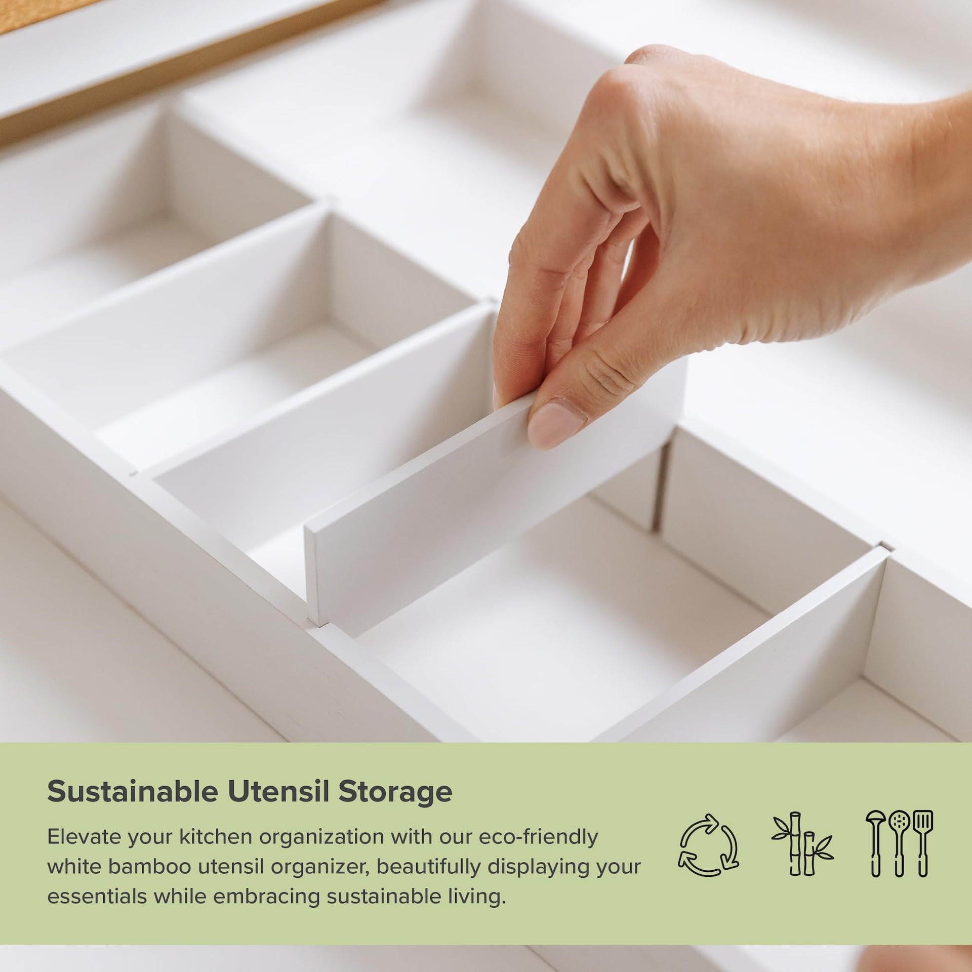 Utensil & Junk Drawer Organizer
