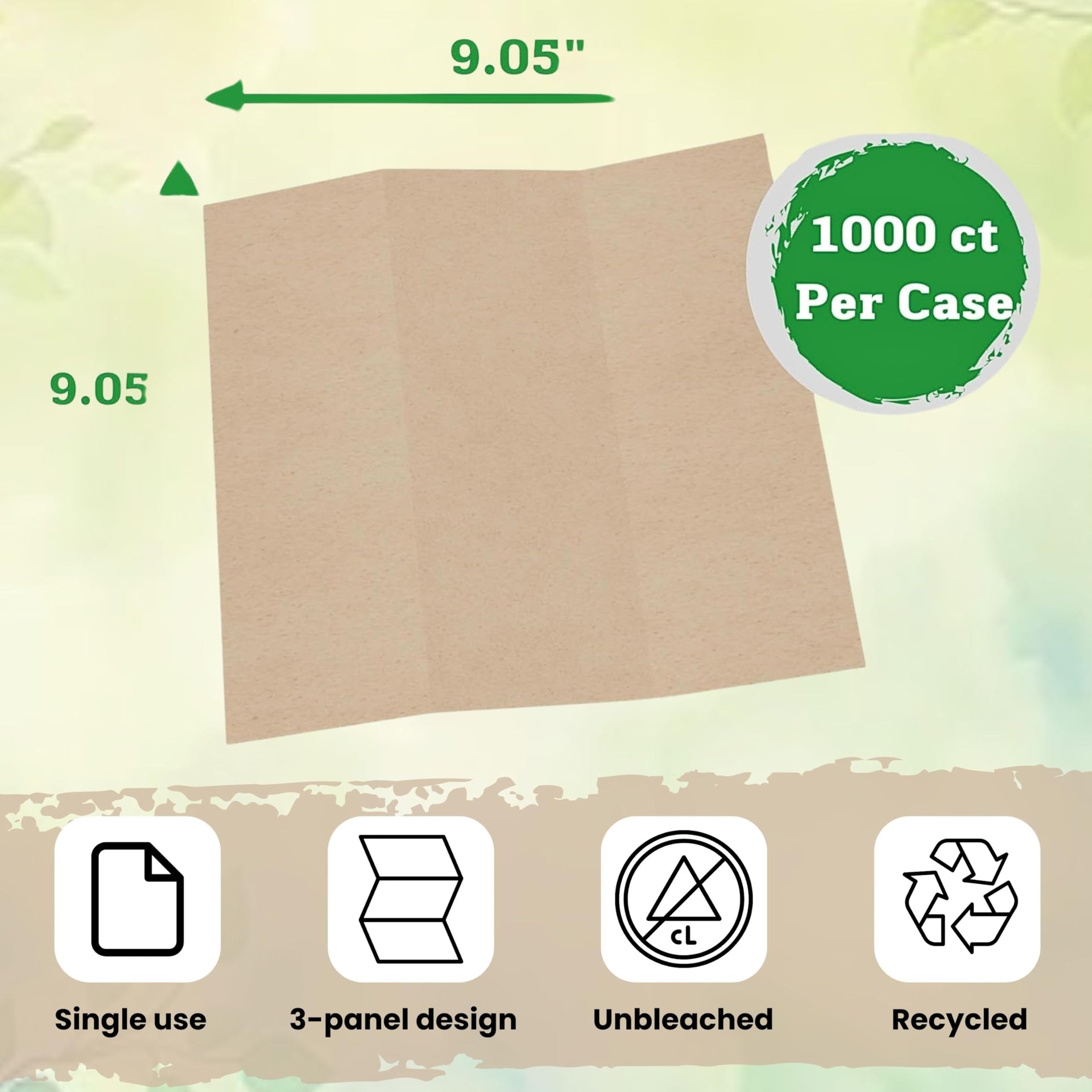 Brown Unbleached Z (1000 Count)