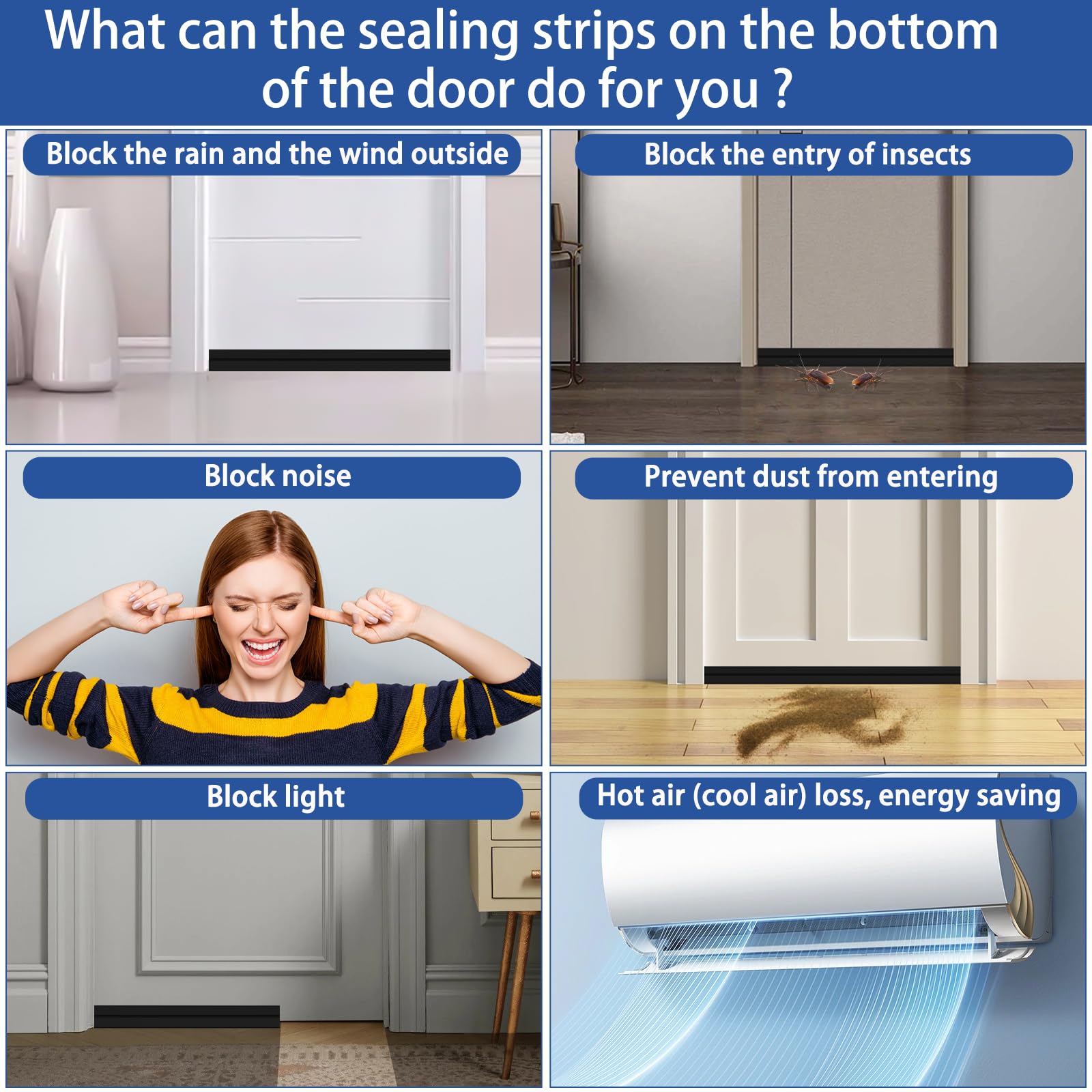 Under Door Draft Stopper
