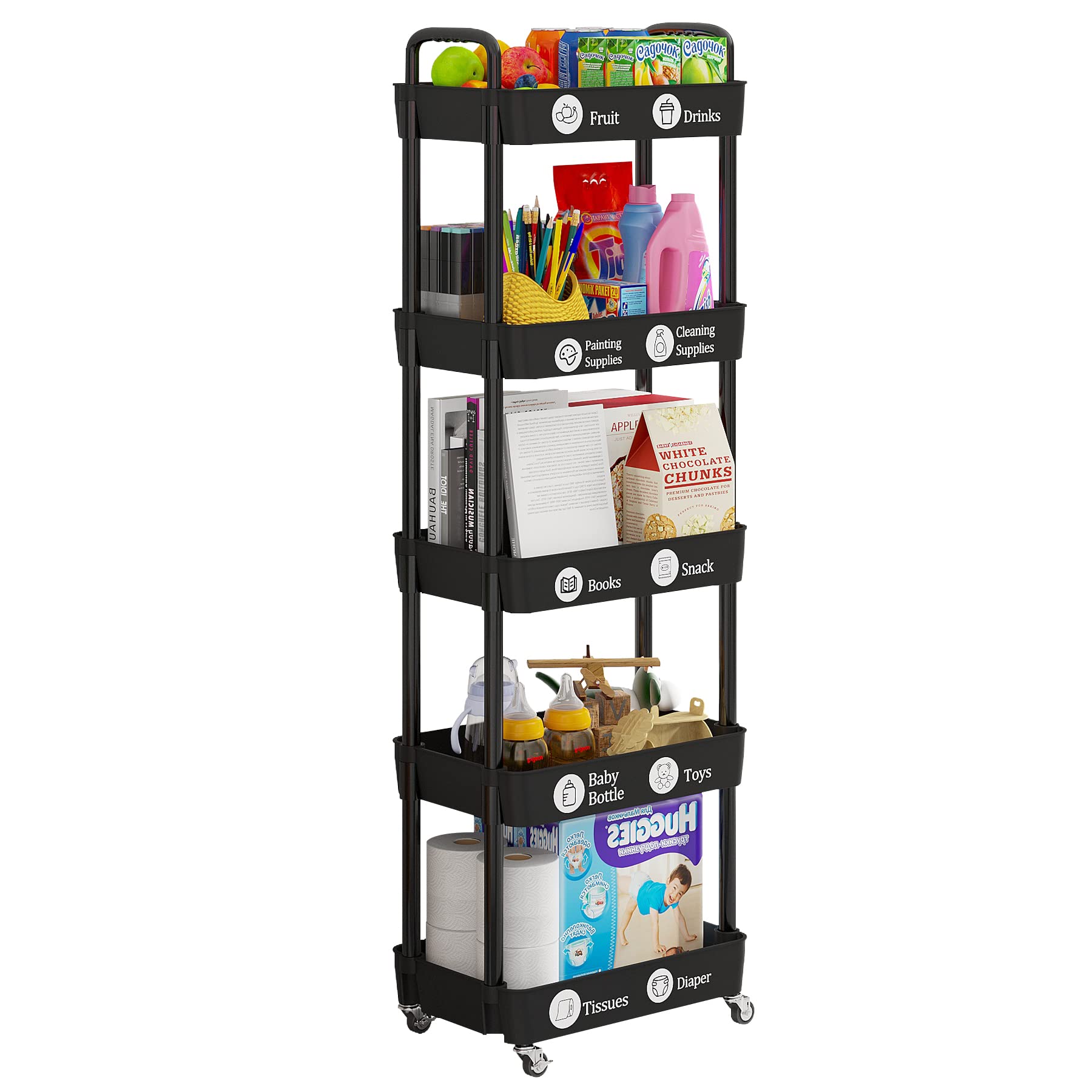 Multifunction Utility Rolling Cart