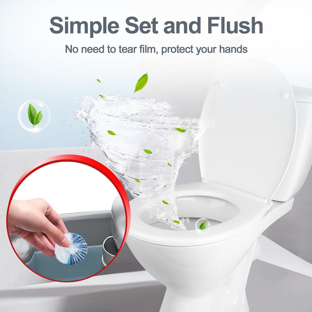 Ultra Clean Toilet Tablets White & Blue (60 Count)