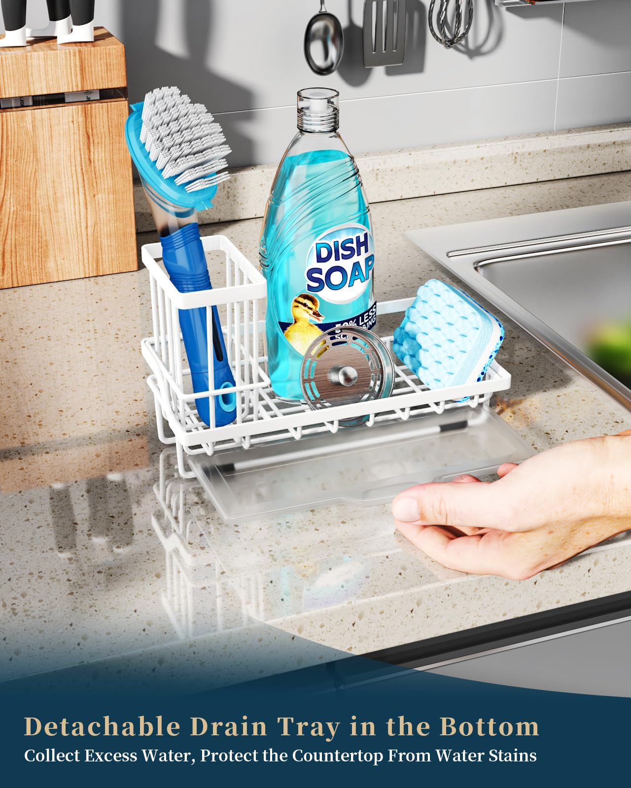 Sponge Holder for Kitchen Sink