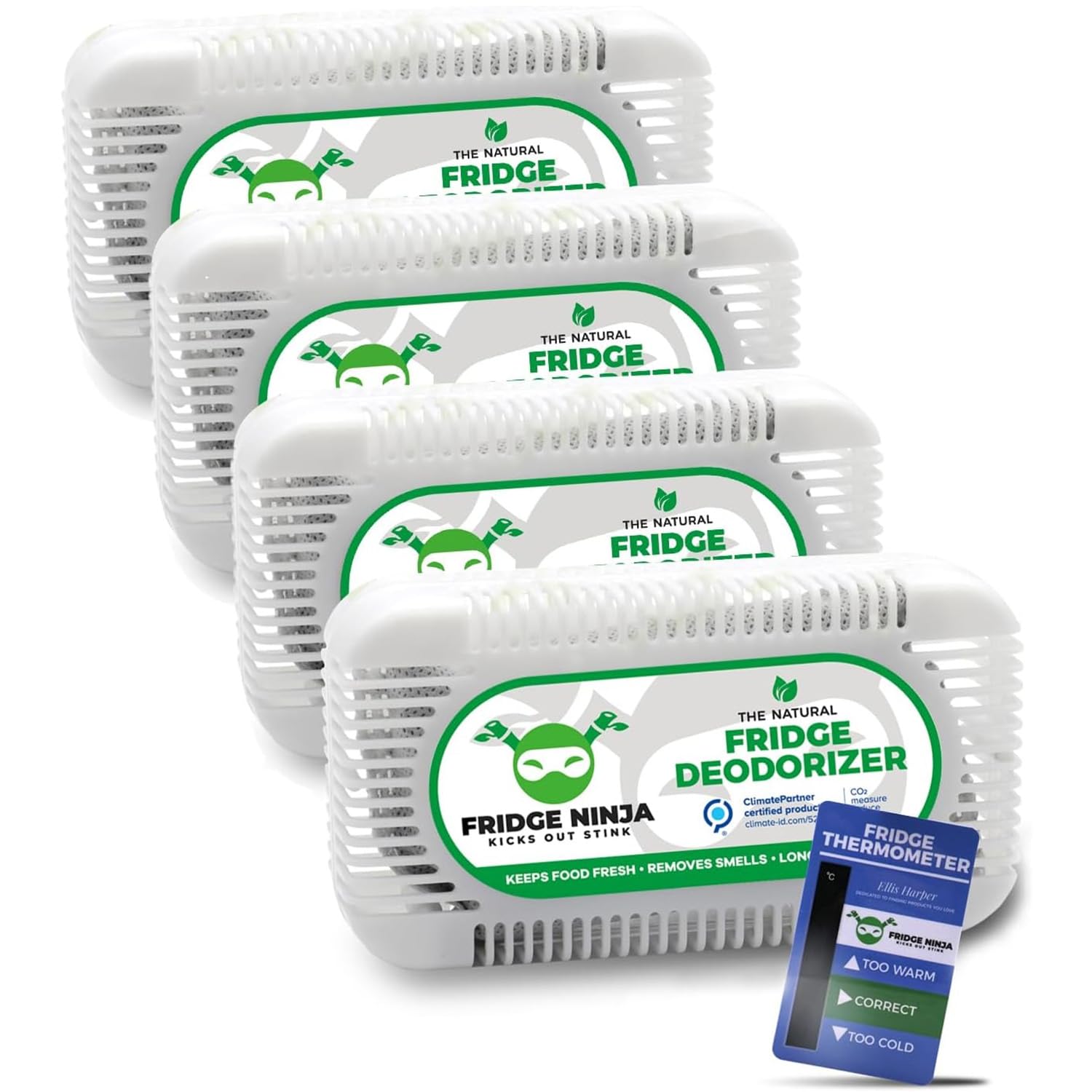 Fridge Ninja Fridge Deodorizer (4 Count)