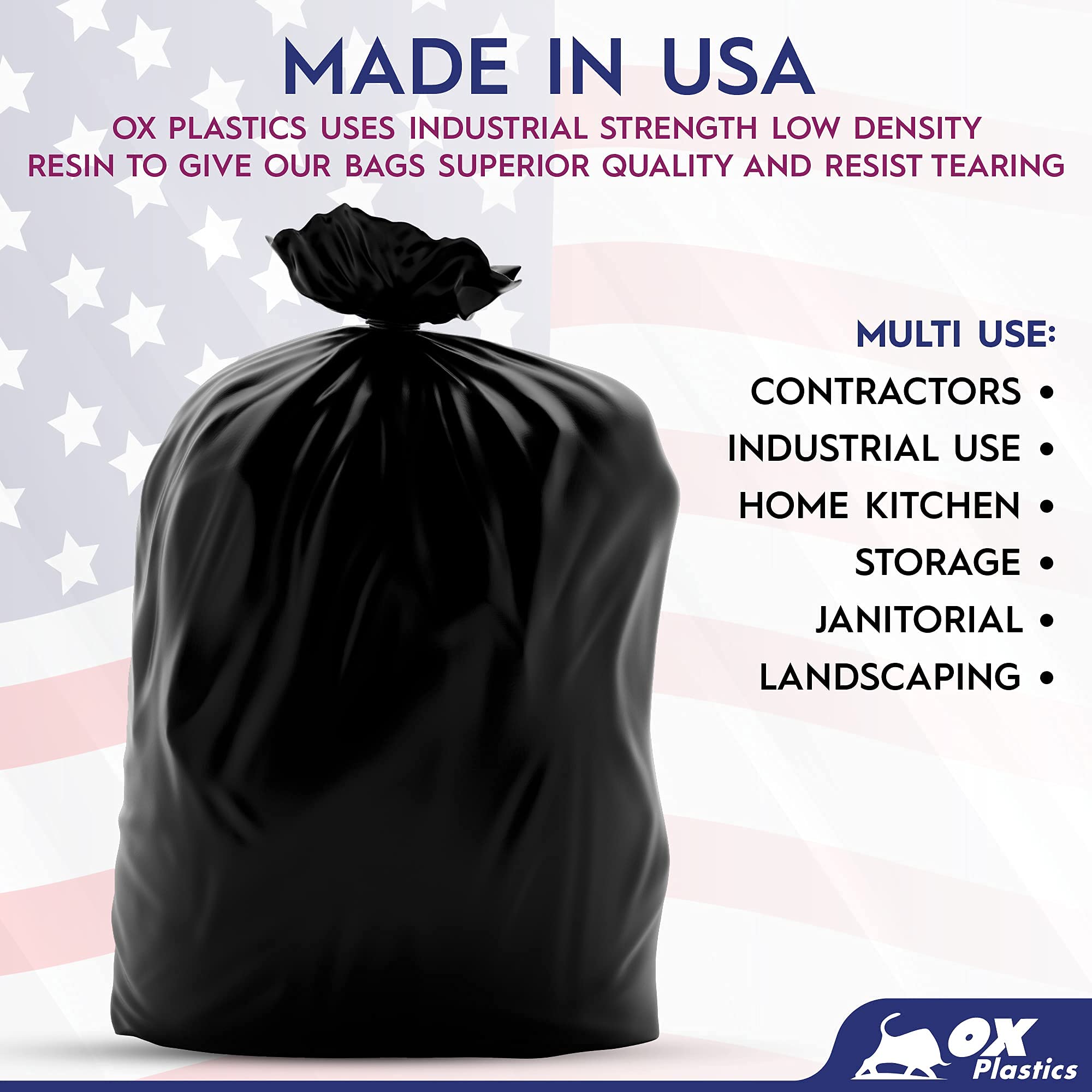 Black Trash Bags (200 Count)
