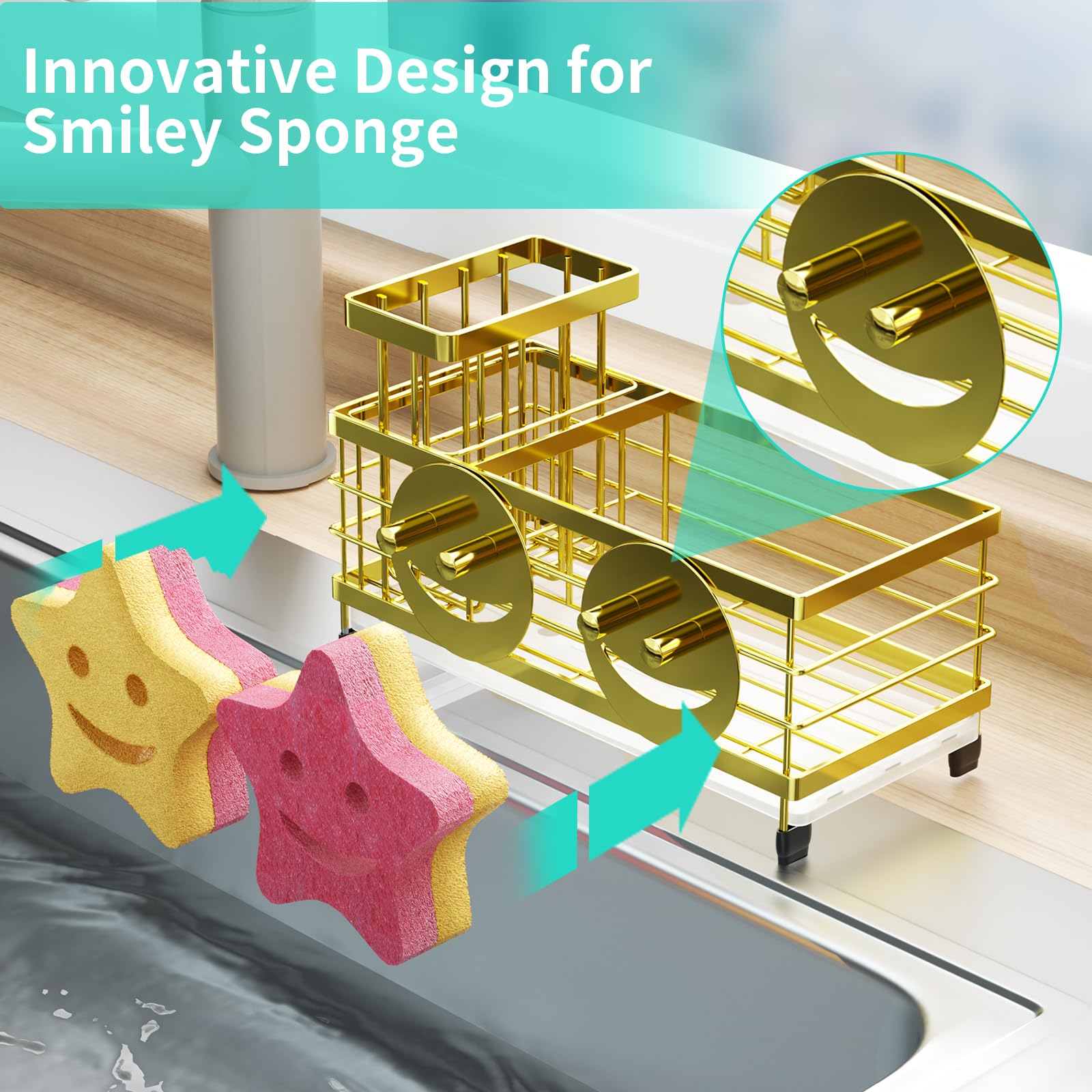 Sink Caddy Sponge Holder