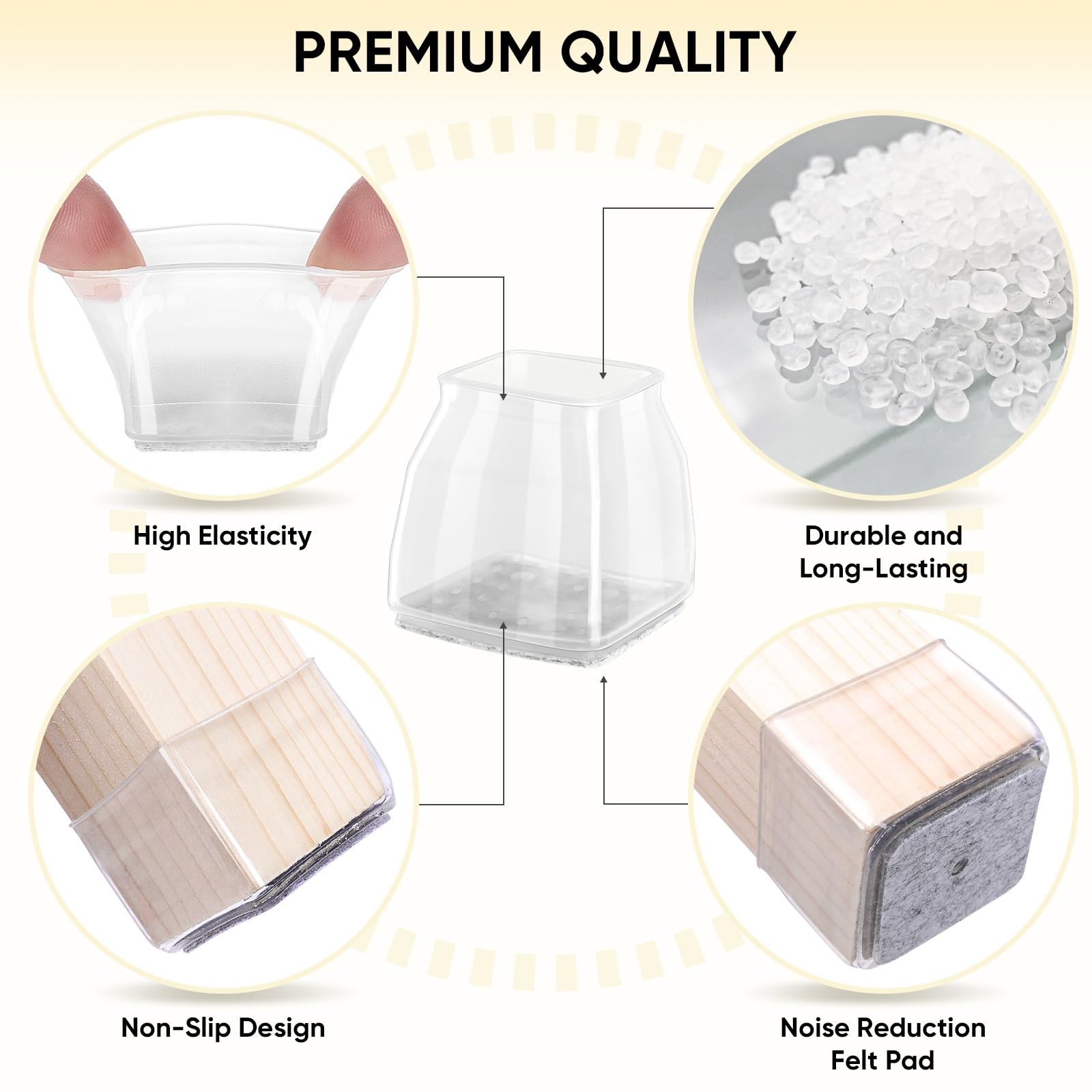 Silicone Chair Leg Floor Protectors