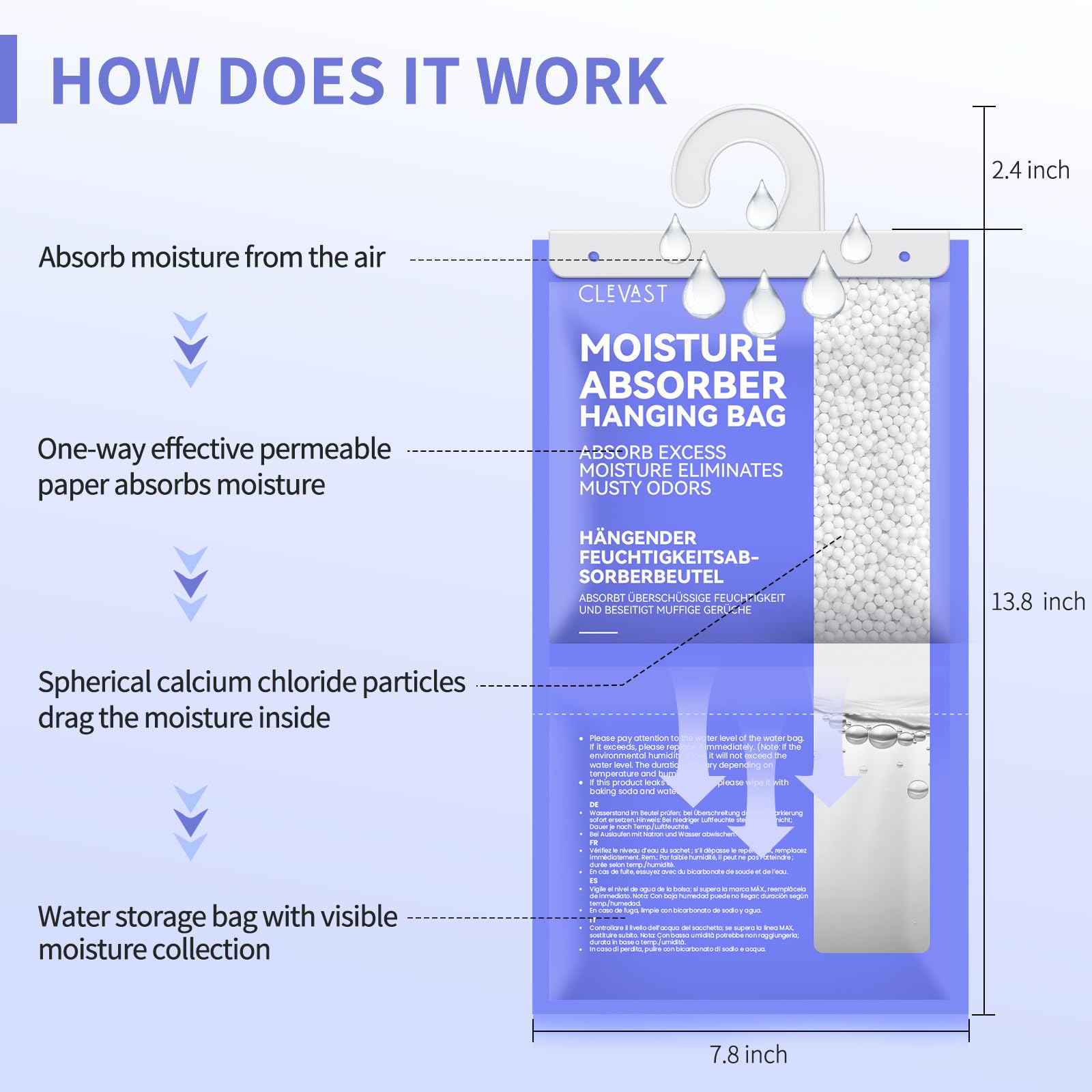 Moisture Absorbers Packets (6 Count)