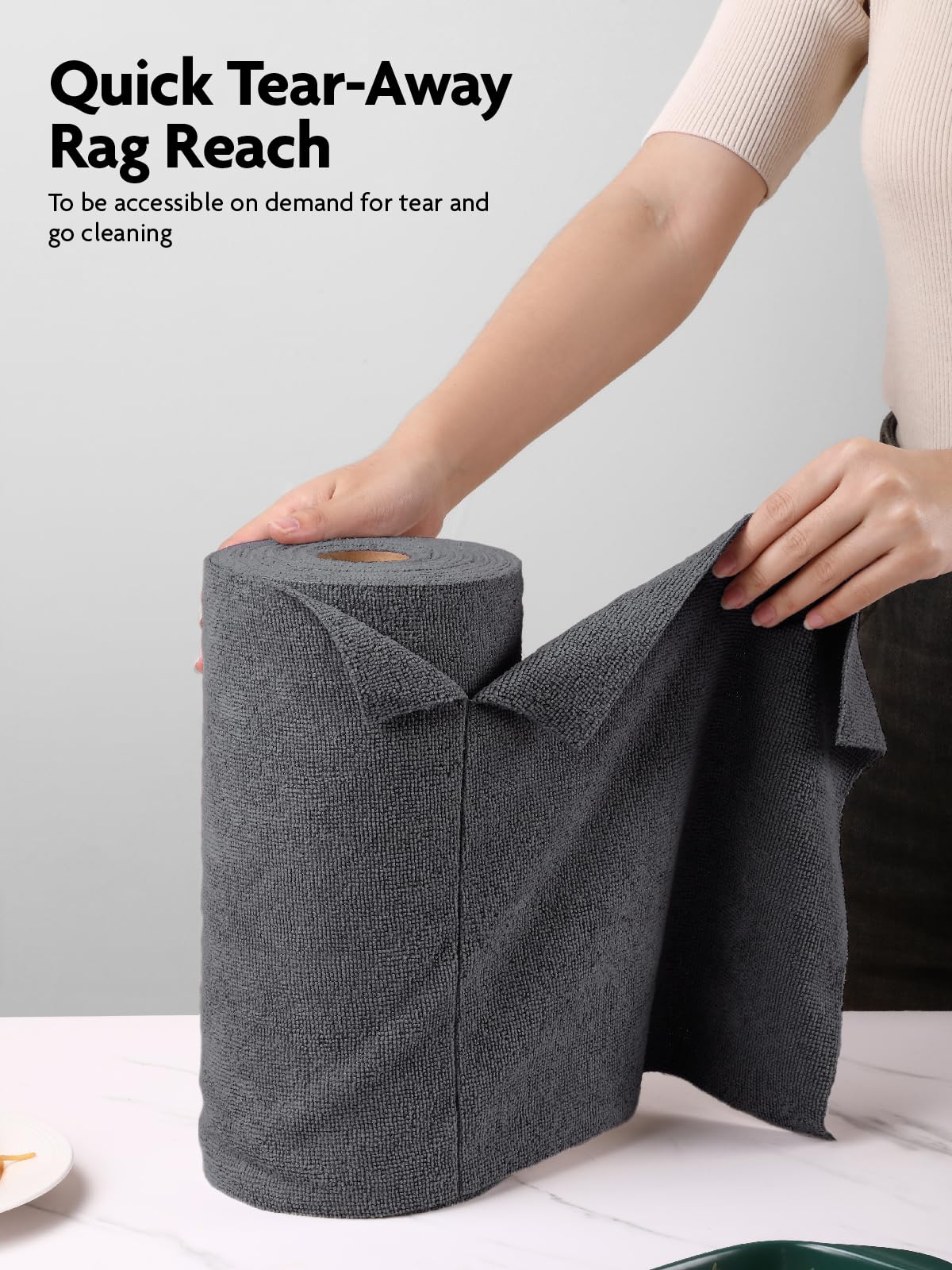 Microfiber Cleaning Cloth Roll (40 Count) - ModHome Supplies