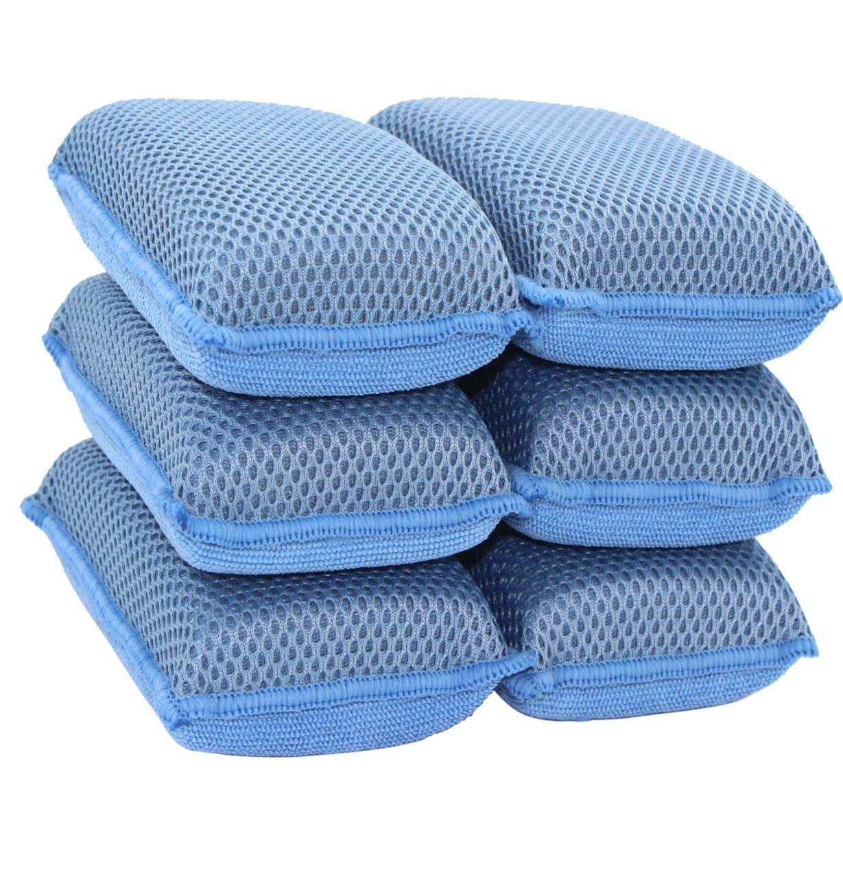 Miracle Microfiber Kitchen Sponge by Scrub (6 Count)