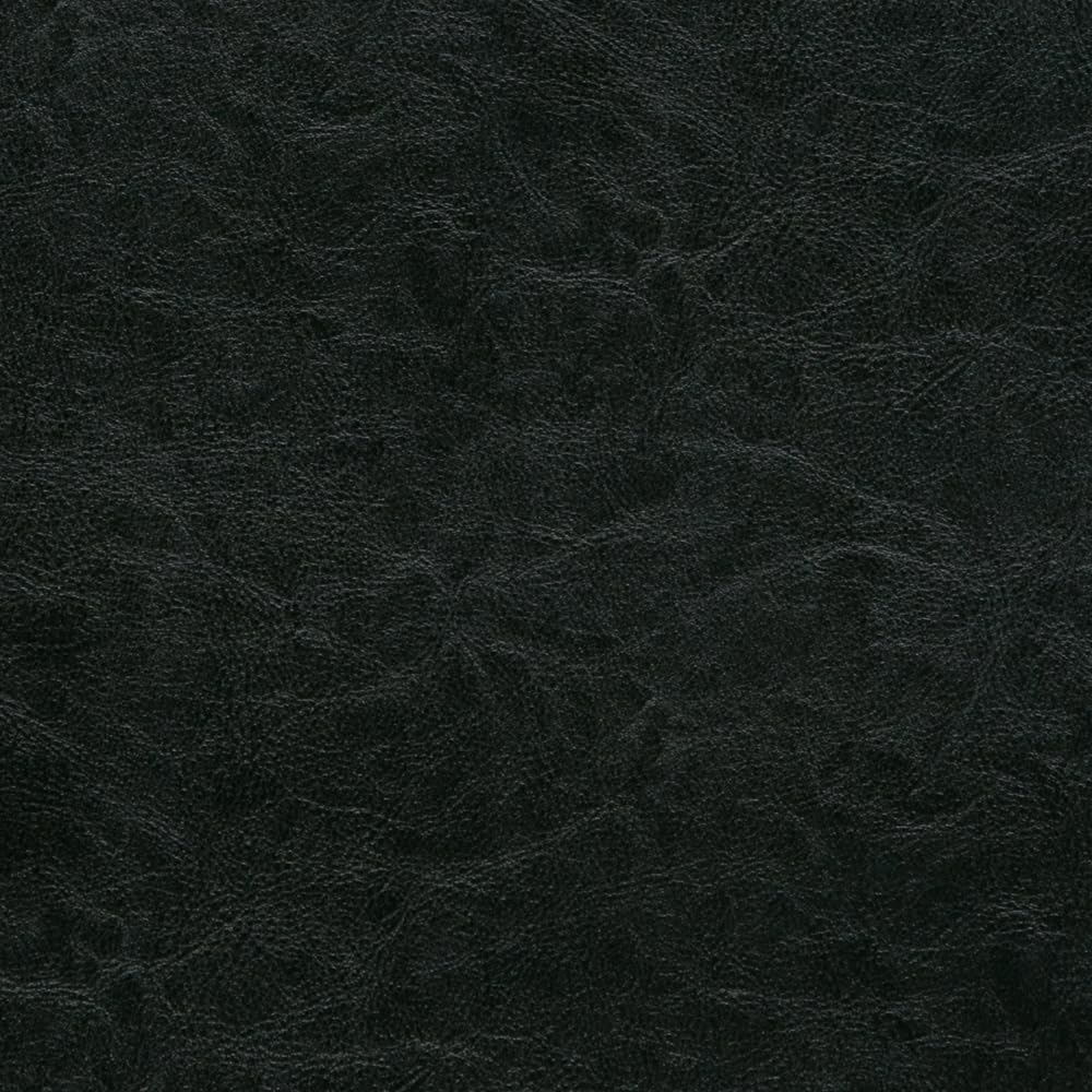 Avalon 48" Wide Vegan Leather Ottoman in Carbon Black