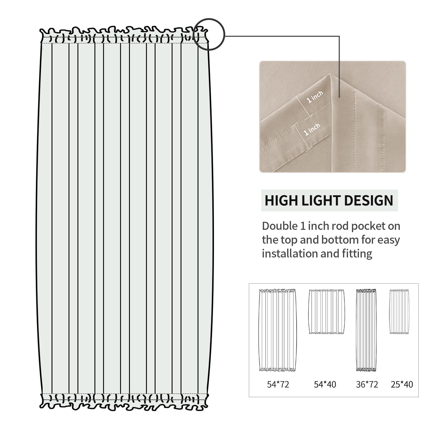 French Door Curtains