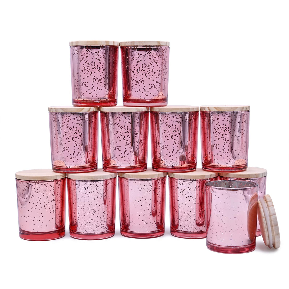 Thick Candle Jars for Making Candles 12 Pcs (12 Count)