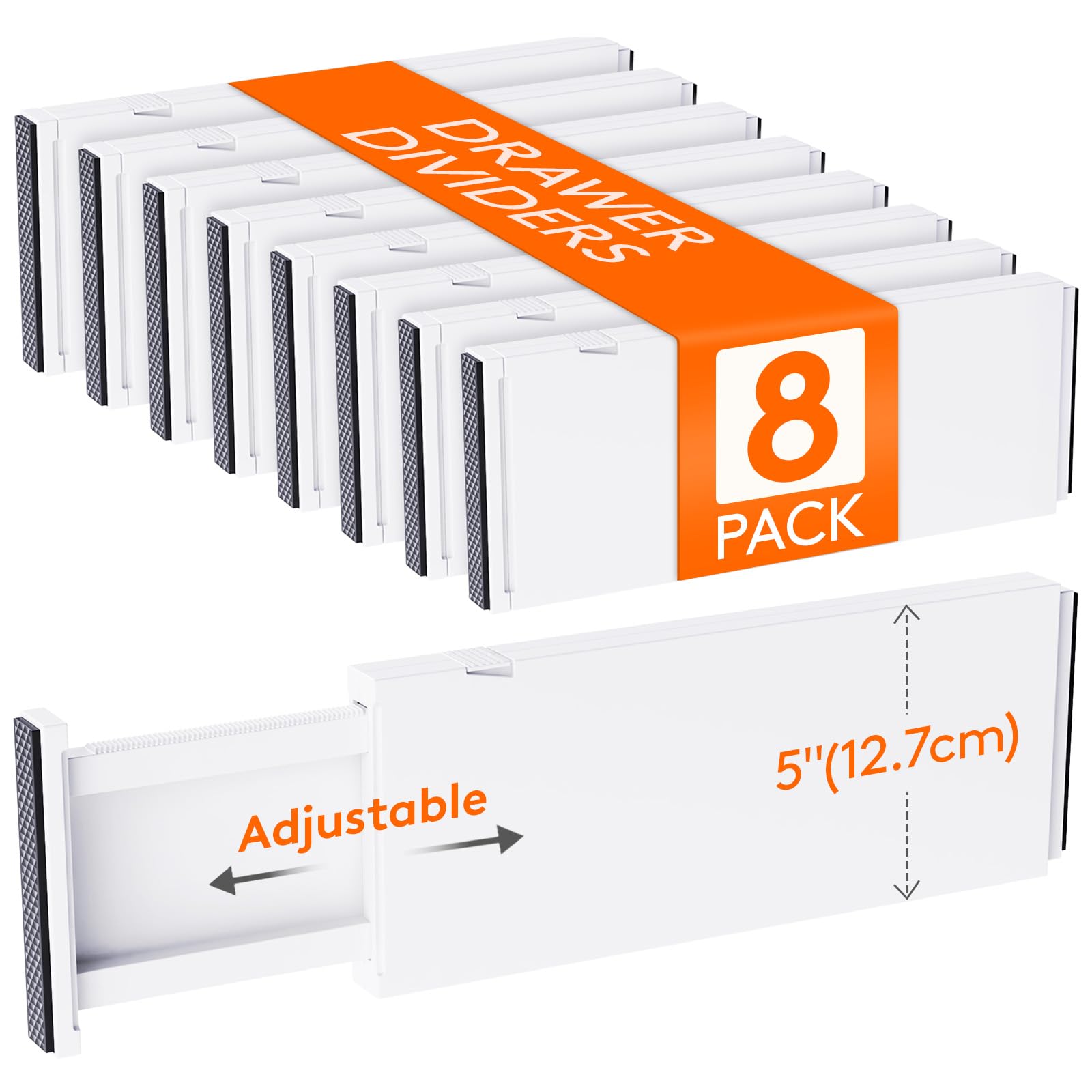 5" Tall Upgrade Drawer Dividers (8 Count)