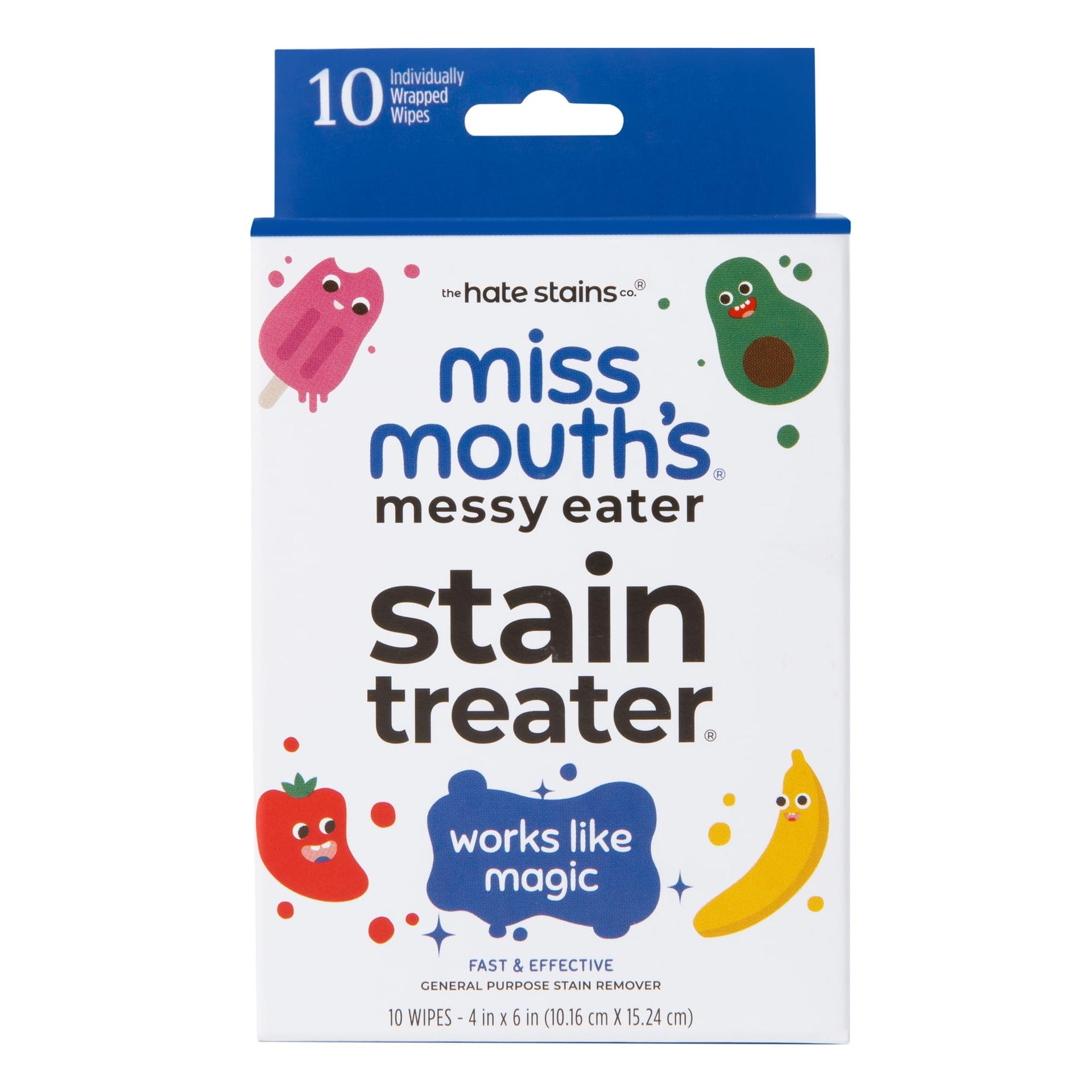 Messy Eater Stain Treater Wipes (10 Count)