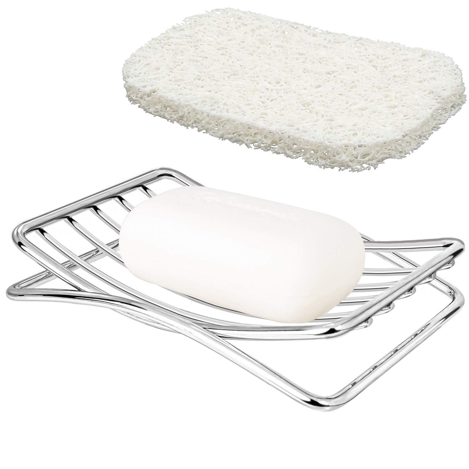 Soap Dish Stainless Steel Bar Soap Holder for Shower Bathroom