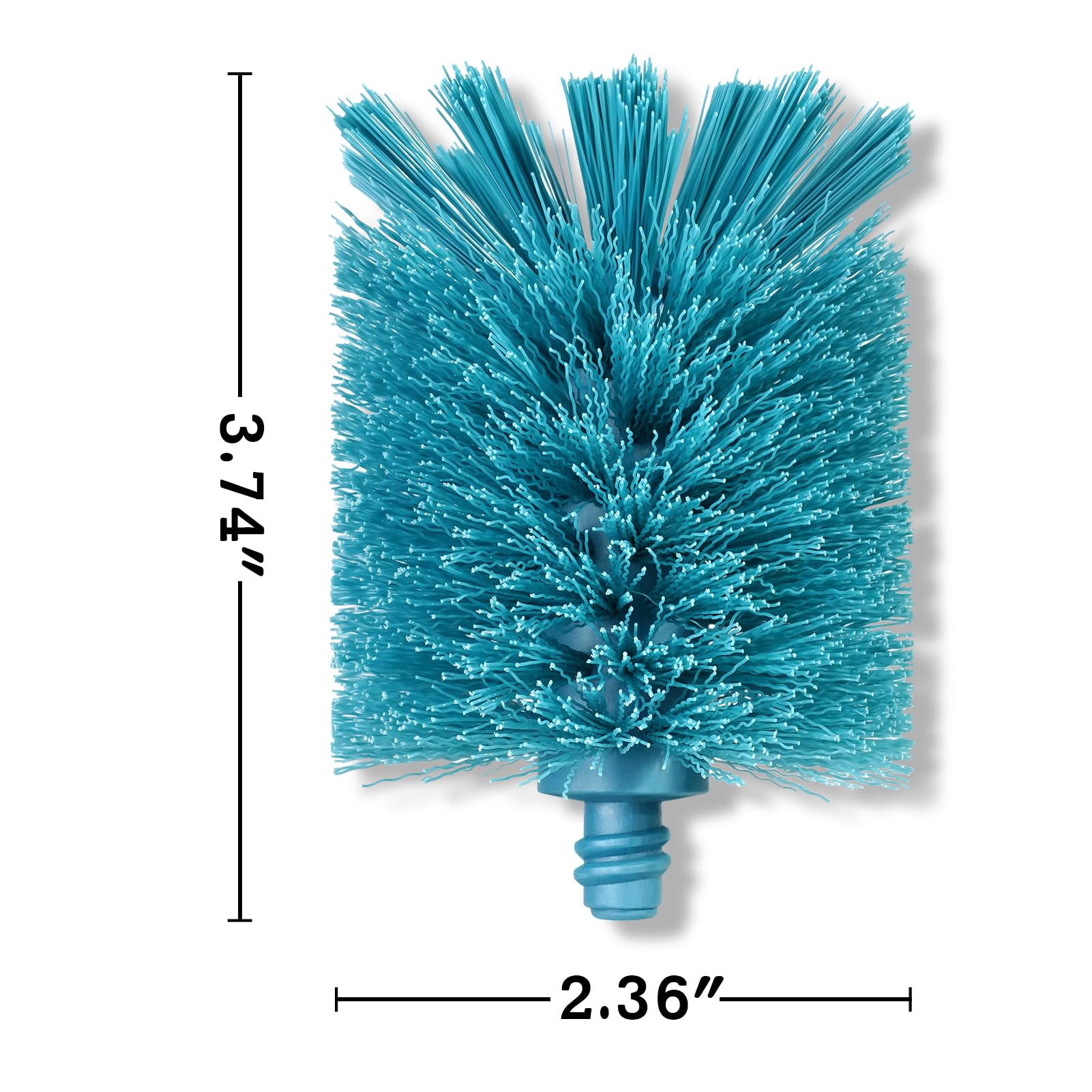 2-in-1 Bottle Brush Refills, Smokey Blue (3 Count)