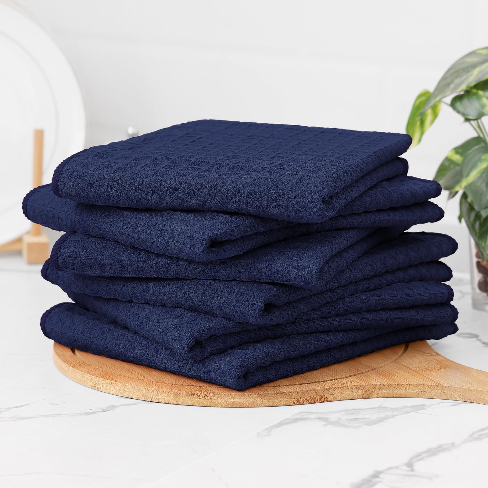 Microfiber Kitchen Towels and Dishcloths Sets (8 Count)