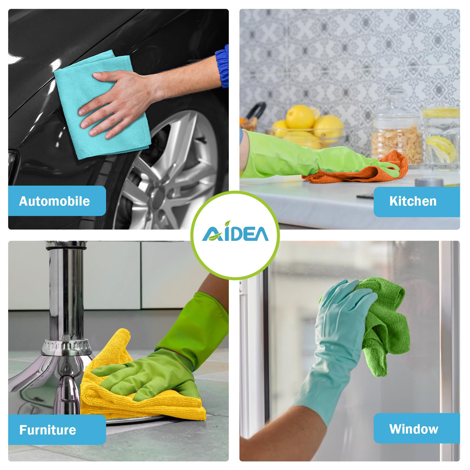 Microfiber Cleaning Cloth (50 Count)