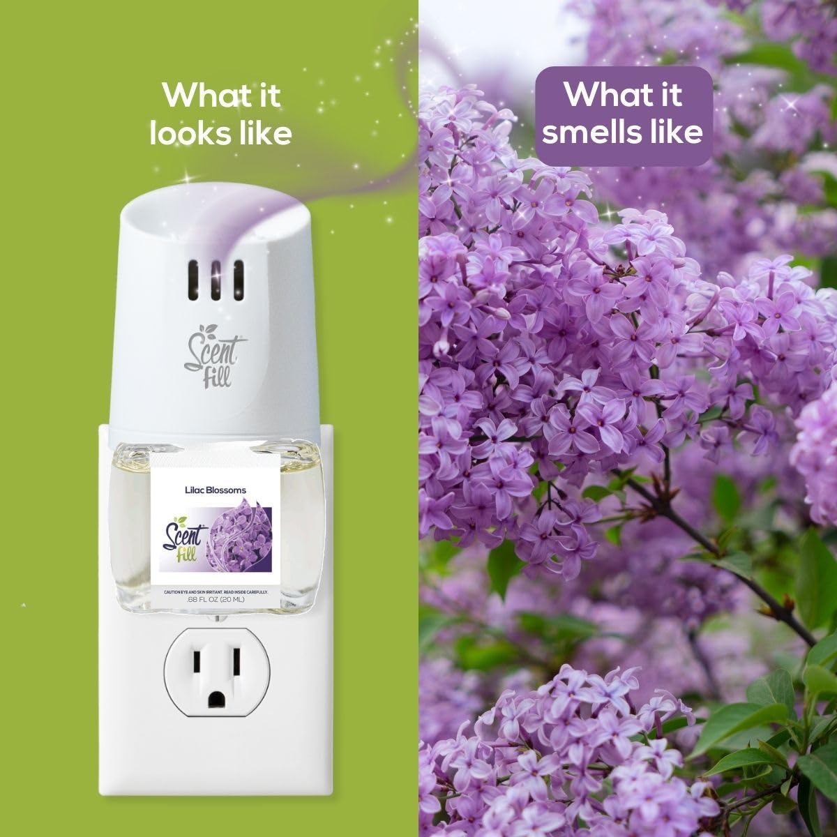 Lilac Blossoms Plug in Air Freshener (2.72 Fl Oz)