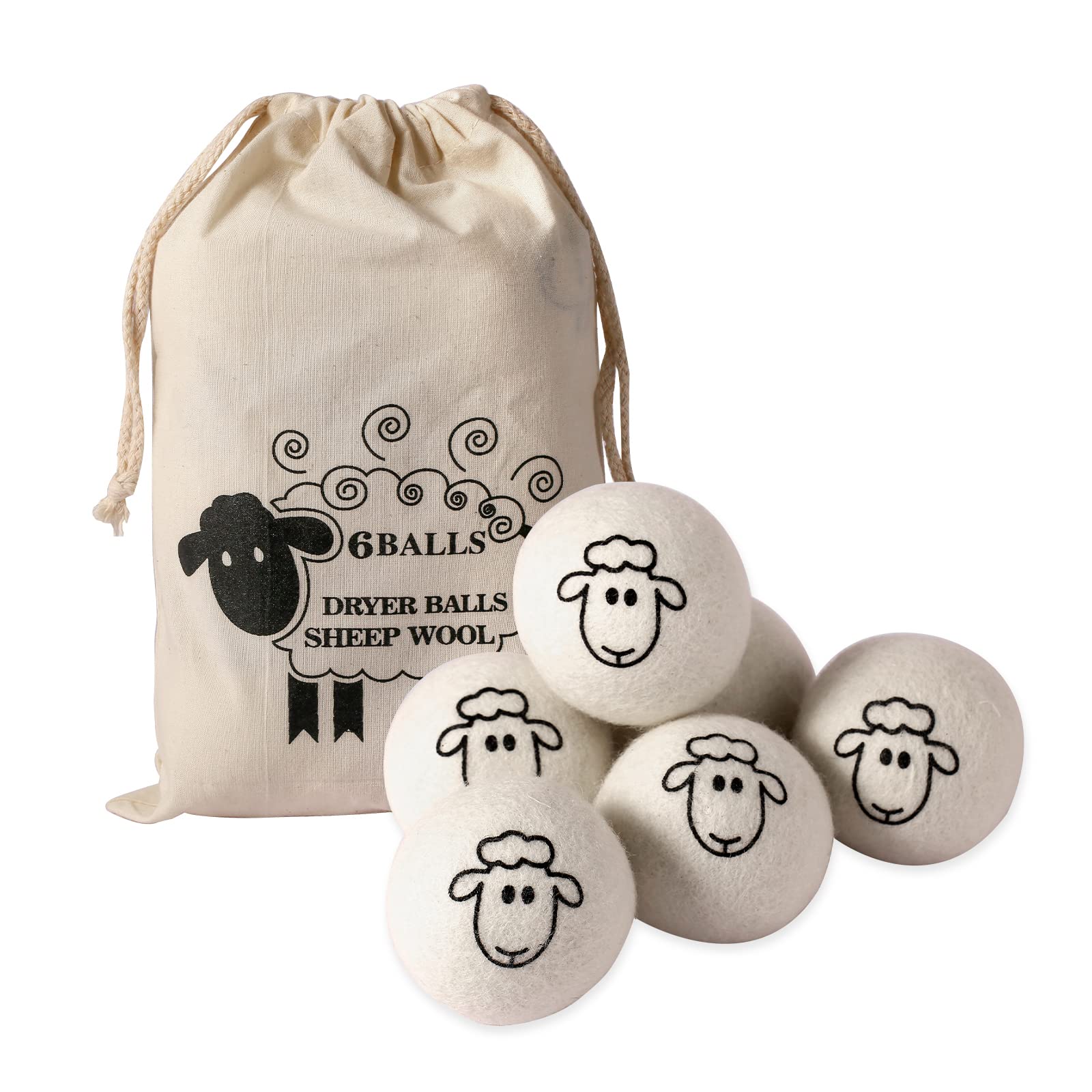 Dryer Balls Laundry Reusable (3 Count)