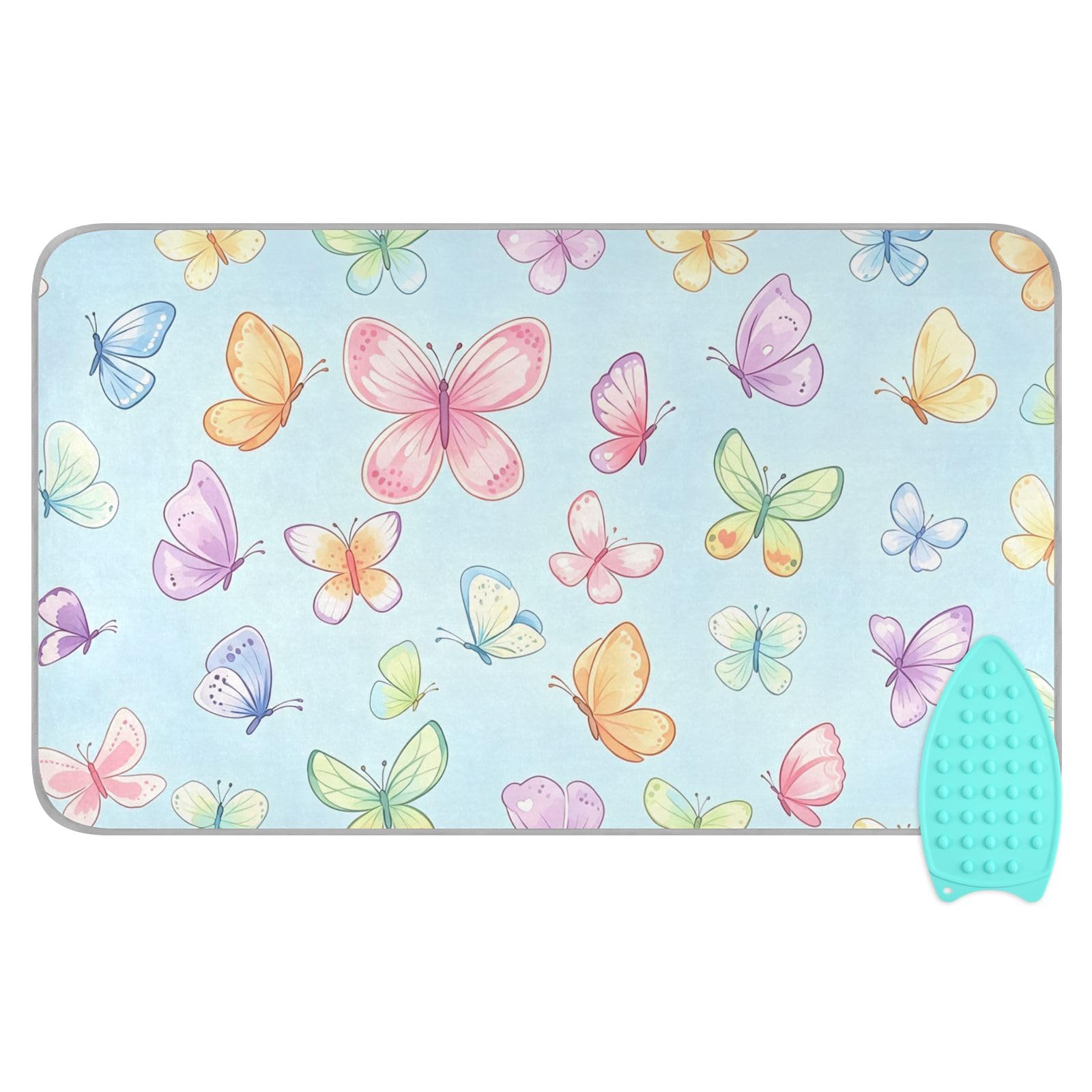 Ironing Mat Portable Ironing Pad Ironing Blanket for Table Top Heat Resistance Double