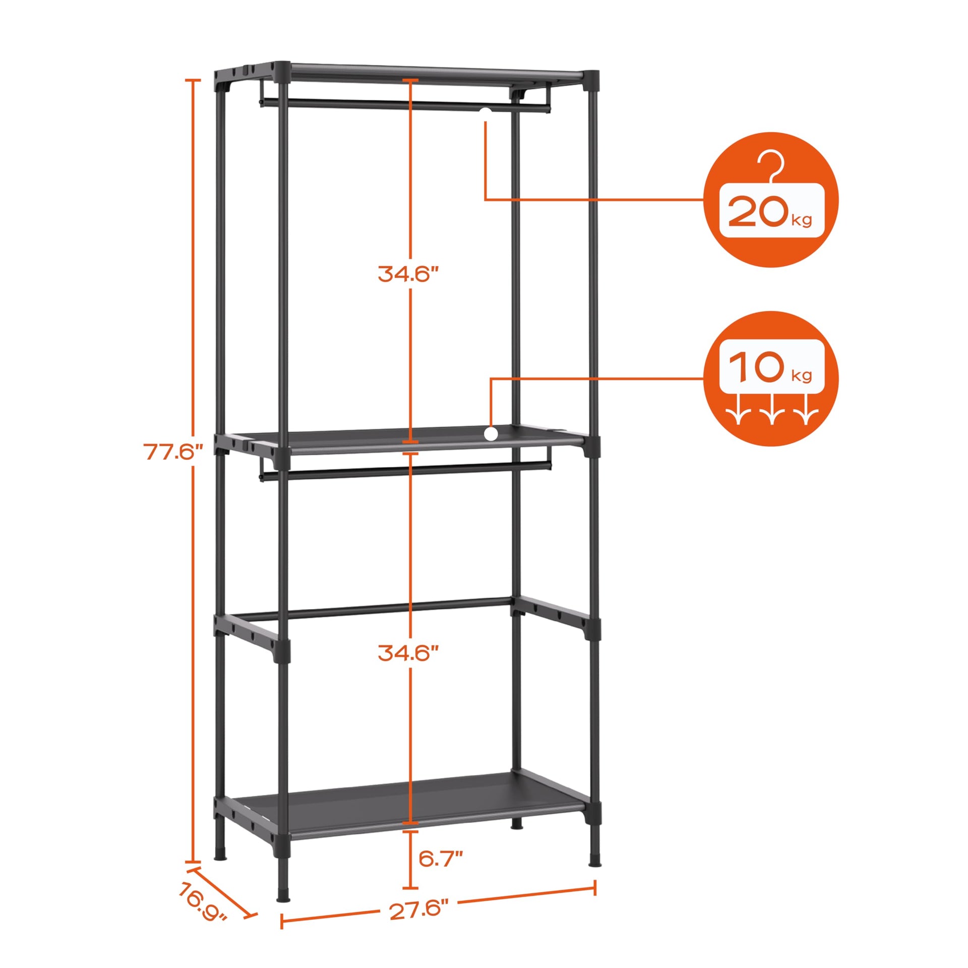 Clothes Rack Portable Closet