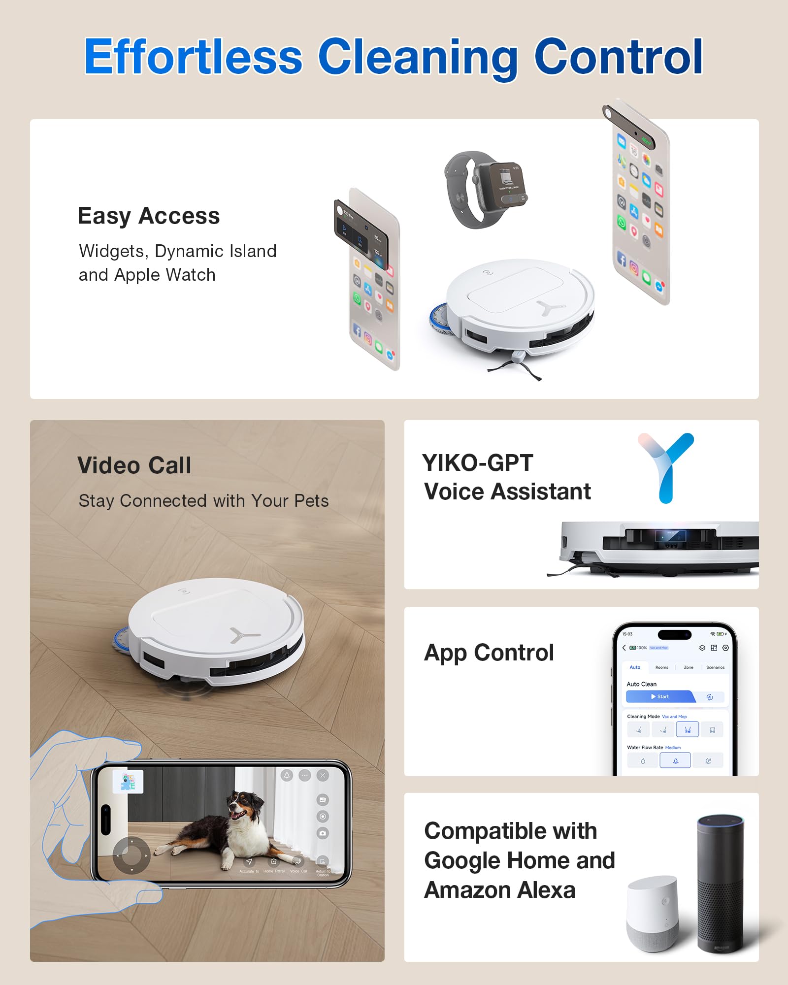 DEEBOT T50 PRO Omni Robot Vacuum and Mop