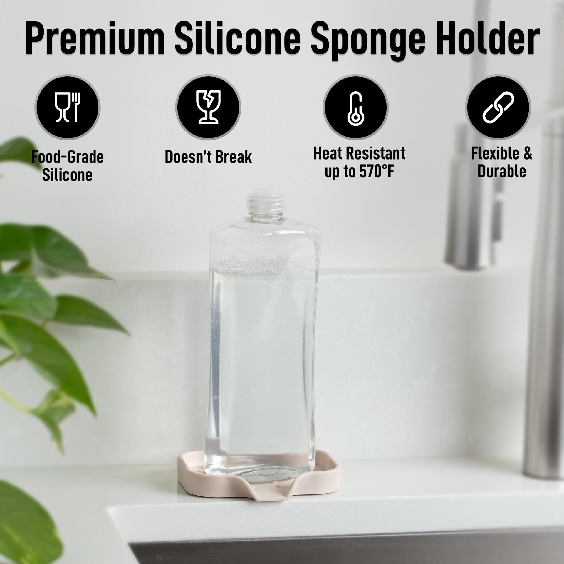Small Silicone Sponge Holder