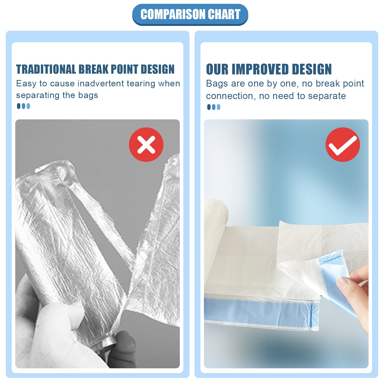 Small Drawstring Trash Bags (60 Count)
