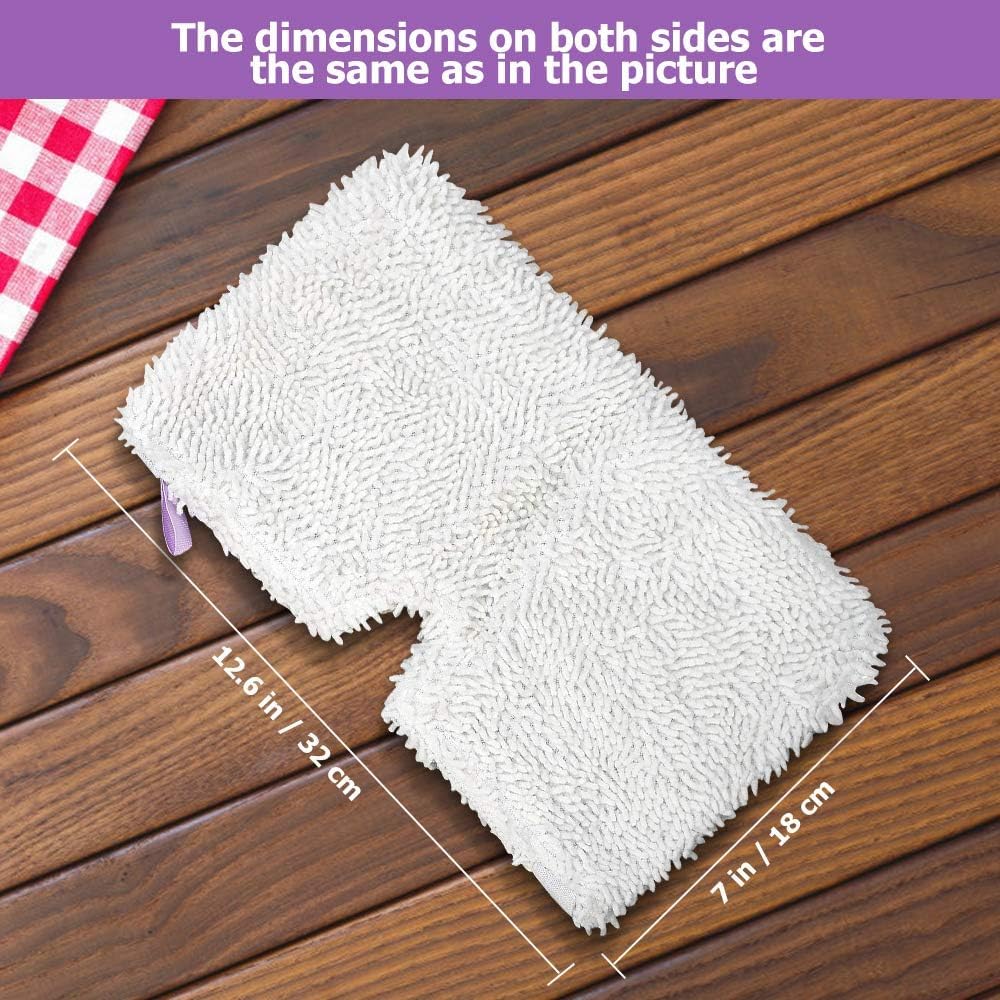 Replacement Steam Mop Pads for Shark Steam Mop Pads Compatible with S3500 Series S3501 S3601 S3550 S3901 S3801 SE450 S3801CO S3601D Steam Pocket Mop