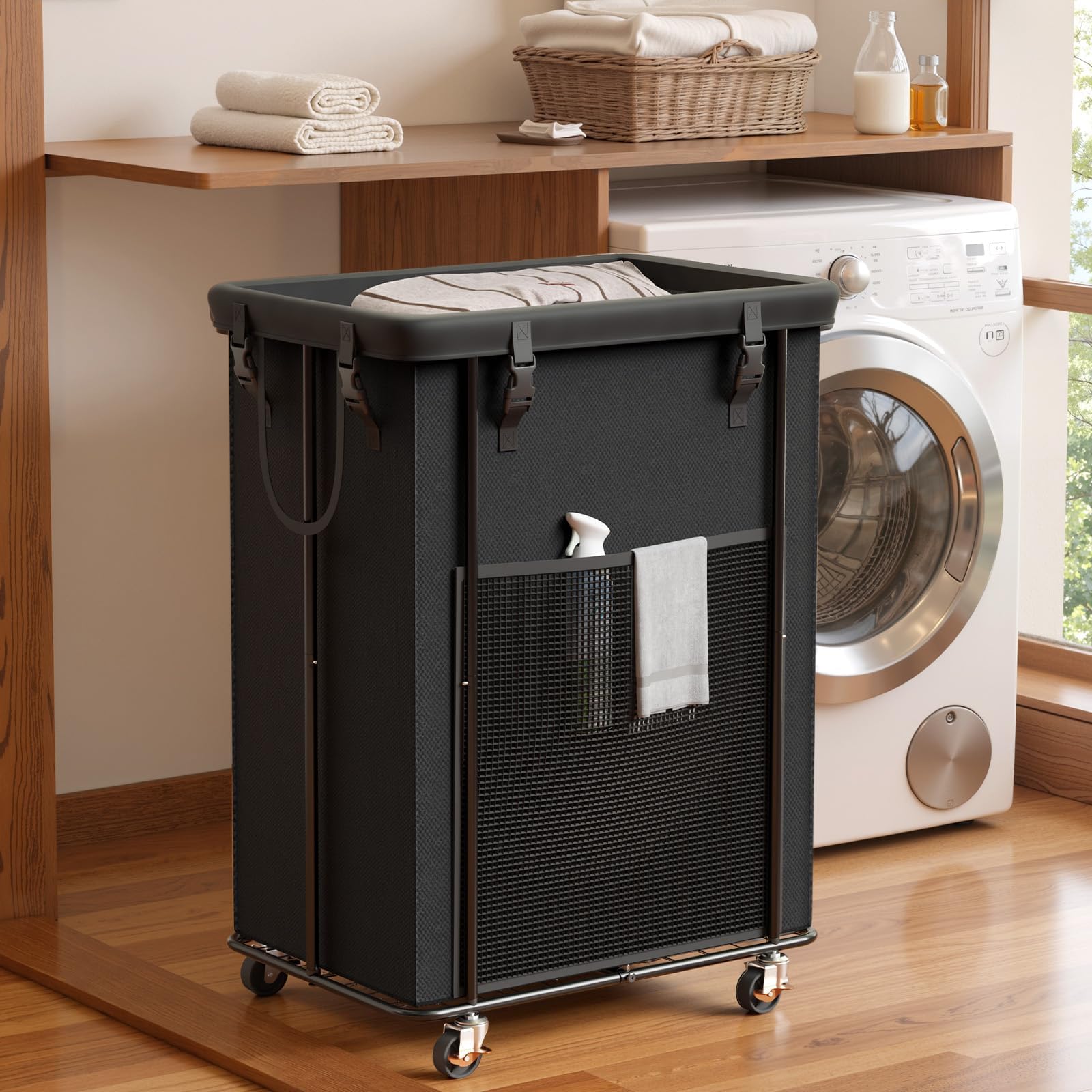 Laundry Hamper with Wheels