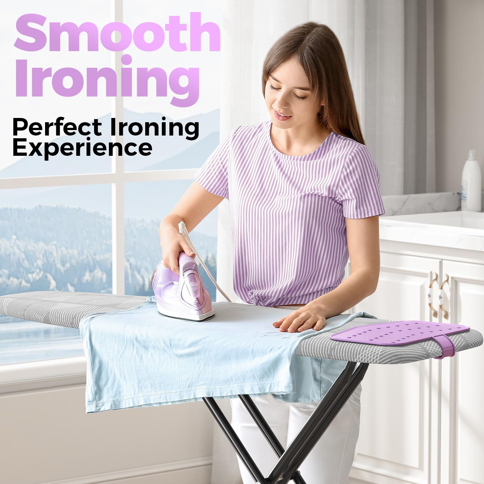 Ironing Board with Silicon Iron Mat