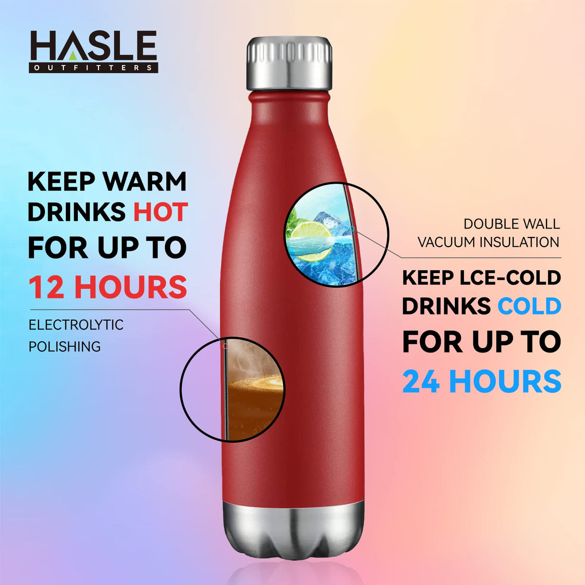 17oz Stainless Steel Water Bottles Bulk
