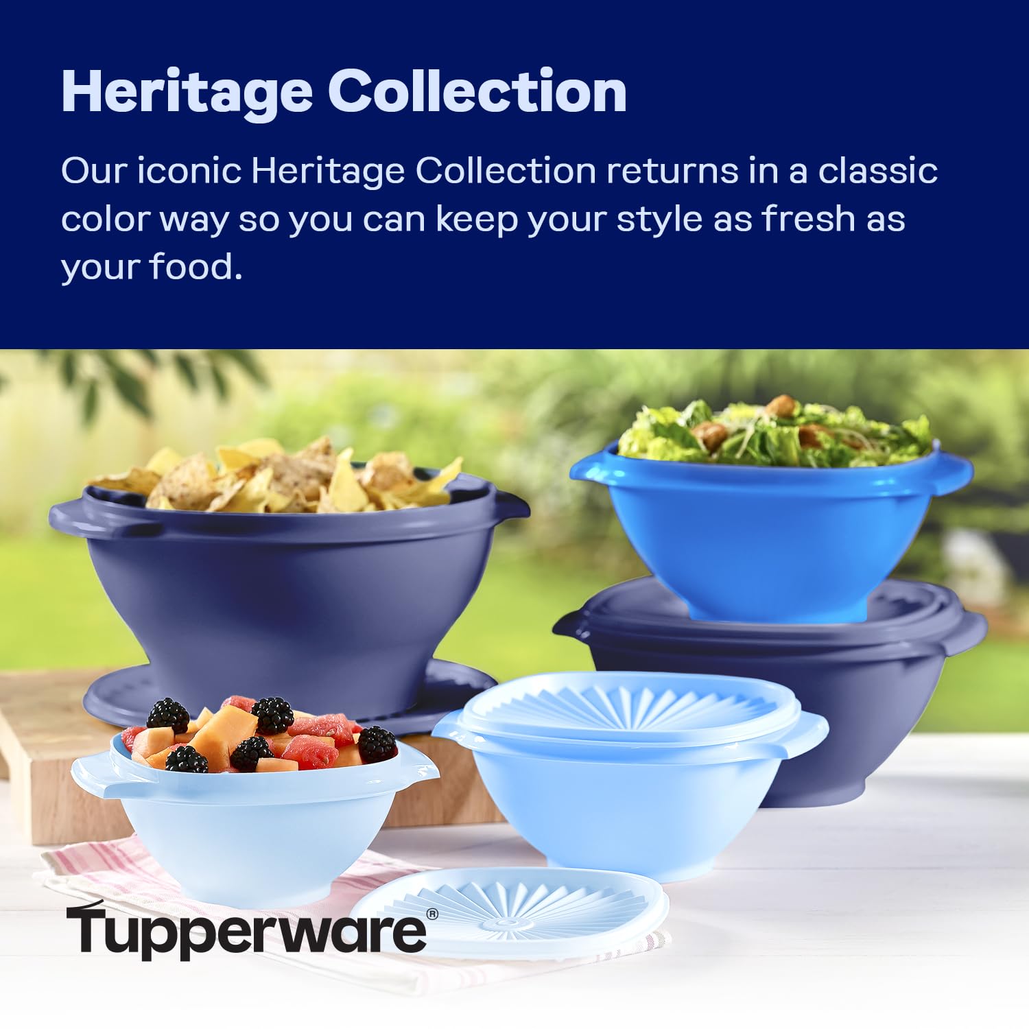 Heritage 10 Piece Vintage Blue Set