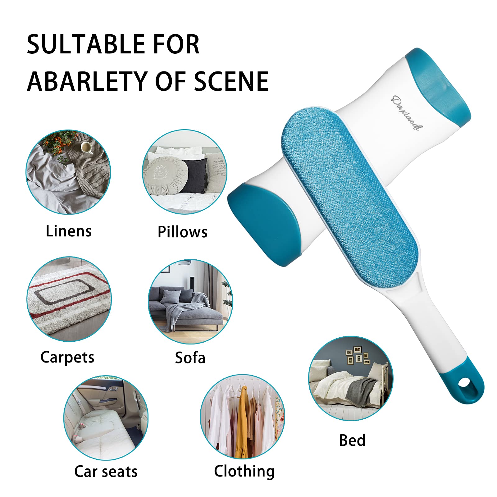 2 Pack Furniture Lint Remover Brushes (2 Count)