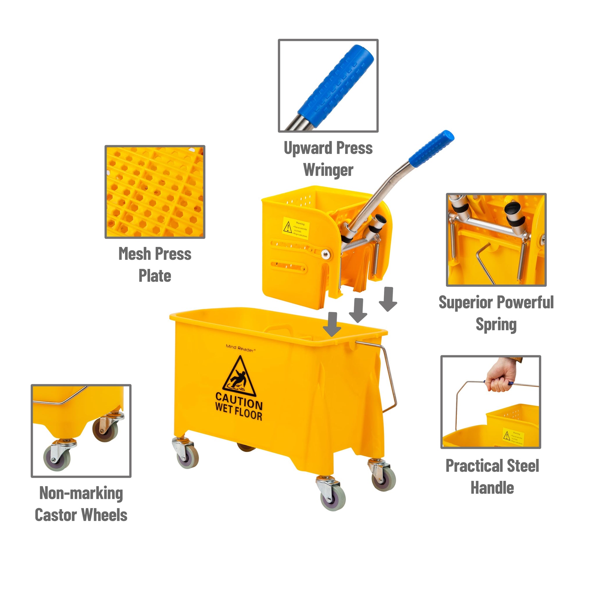 Mop Bucket with Wringer