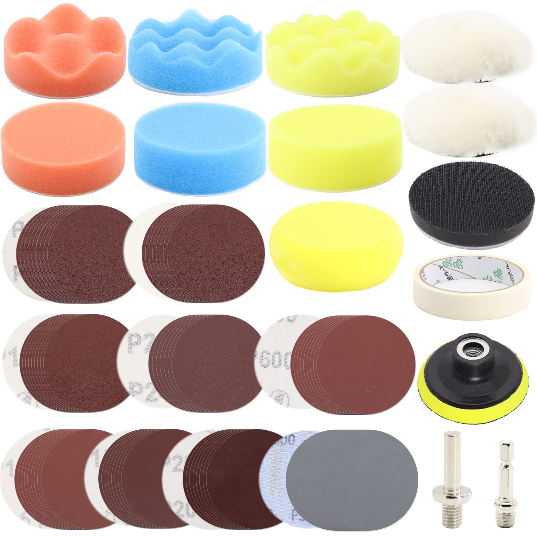 104PCS Car Headlight Restoration Kit (104 Count)