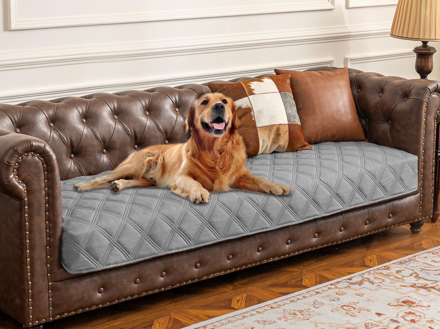 Waterproof Dog Bed Cover Pet Blanket with Anti