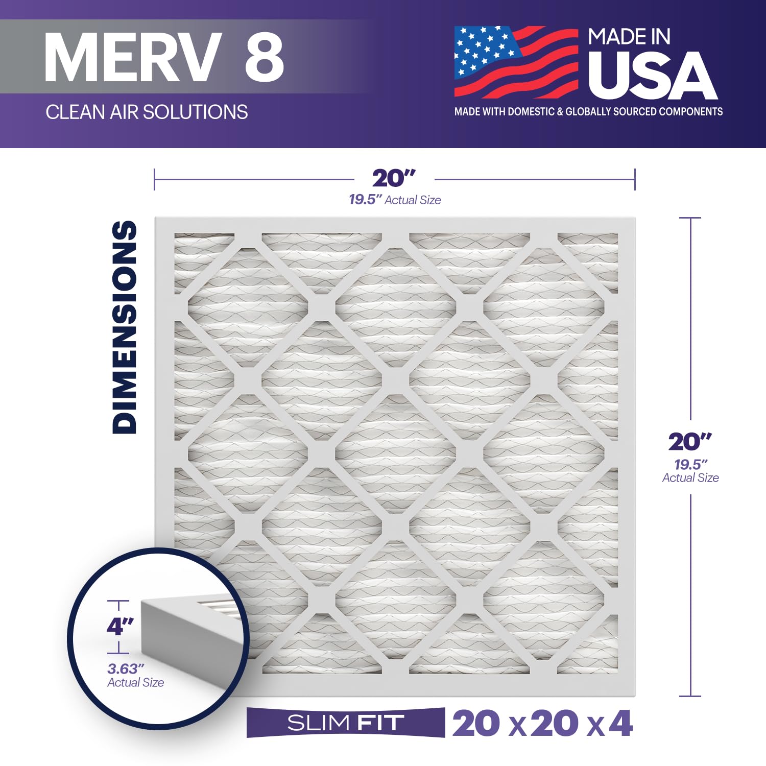 TruFilter 20x20x4 (2 Count)