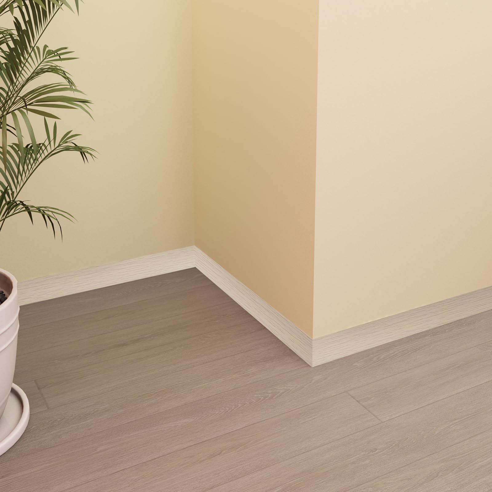 Floor Door Flat Transition Strip & Self Adhesive Floor Vinyl Floor Edge Trim Laminate Floor Gap Covering Joining Strip (118 Foot)