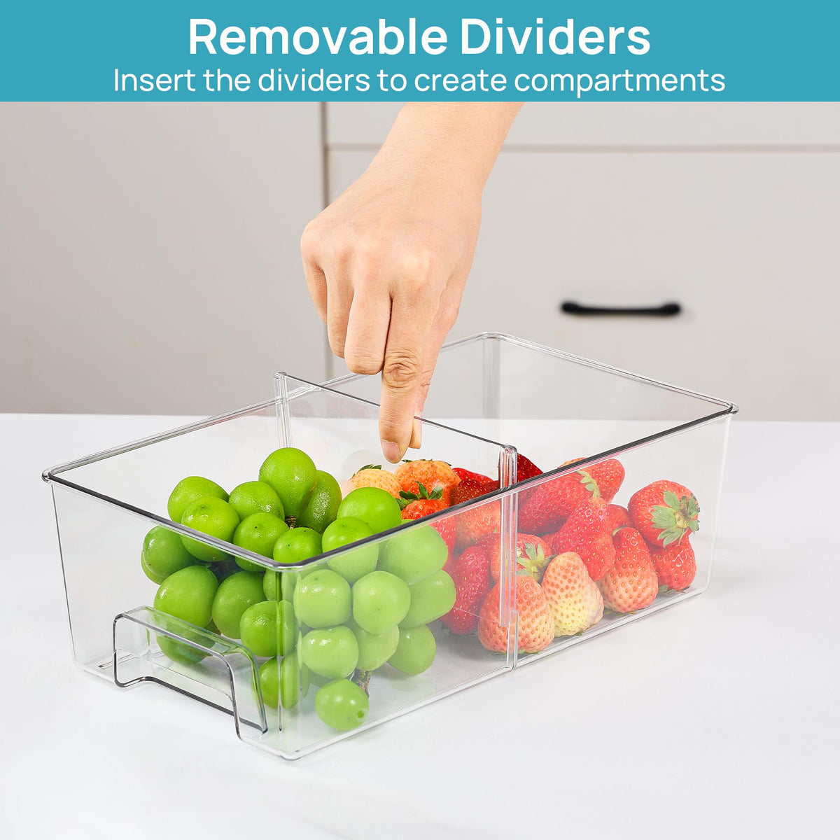 Clear Stackable Storage Drawers (7 Count)