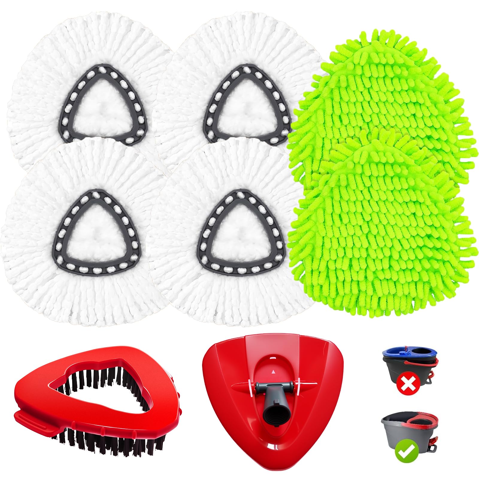 Mop Head Replacement for O Cedar Spin Mop Easywring 1 Tank System