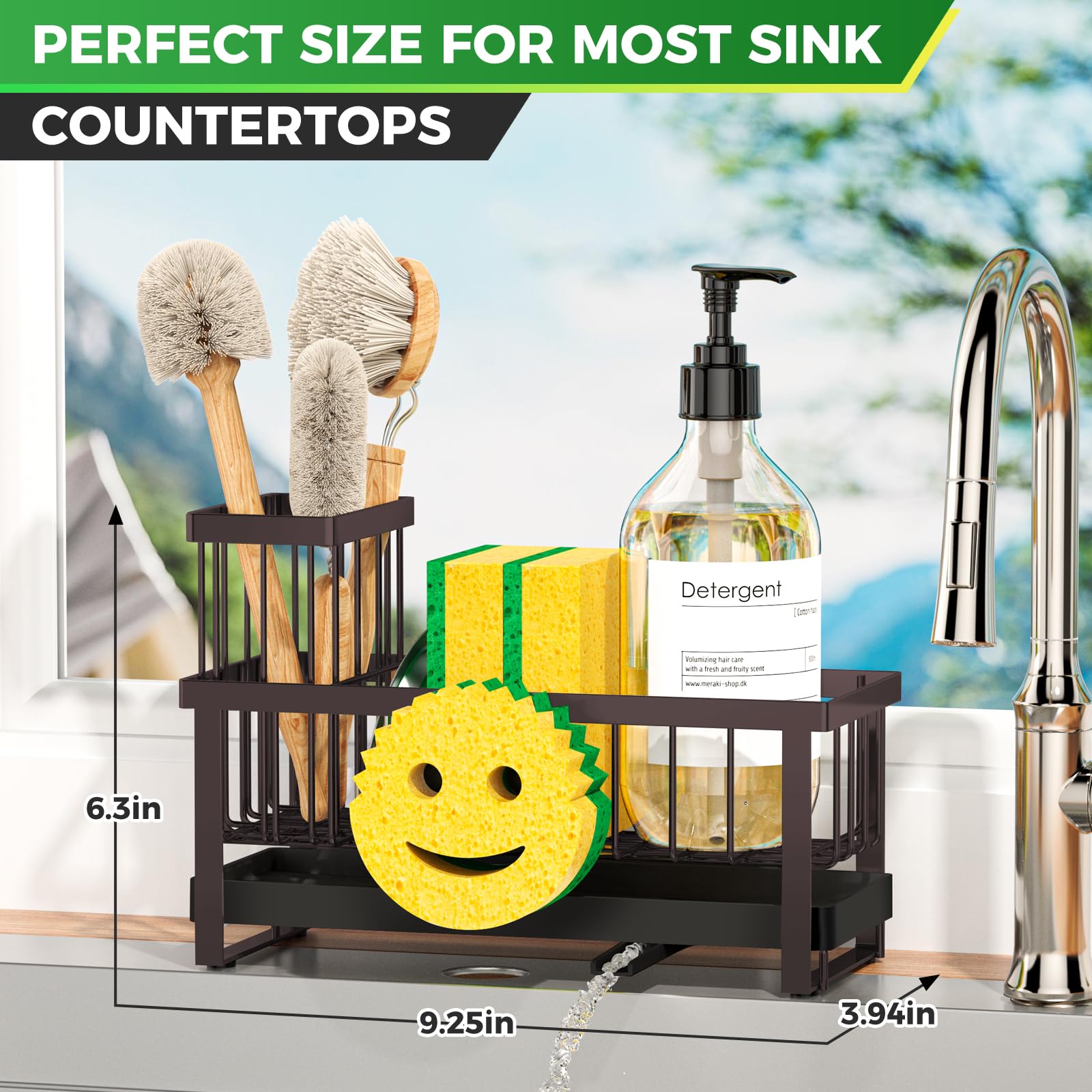 Sponge Holder for Kitchen Sink