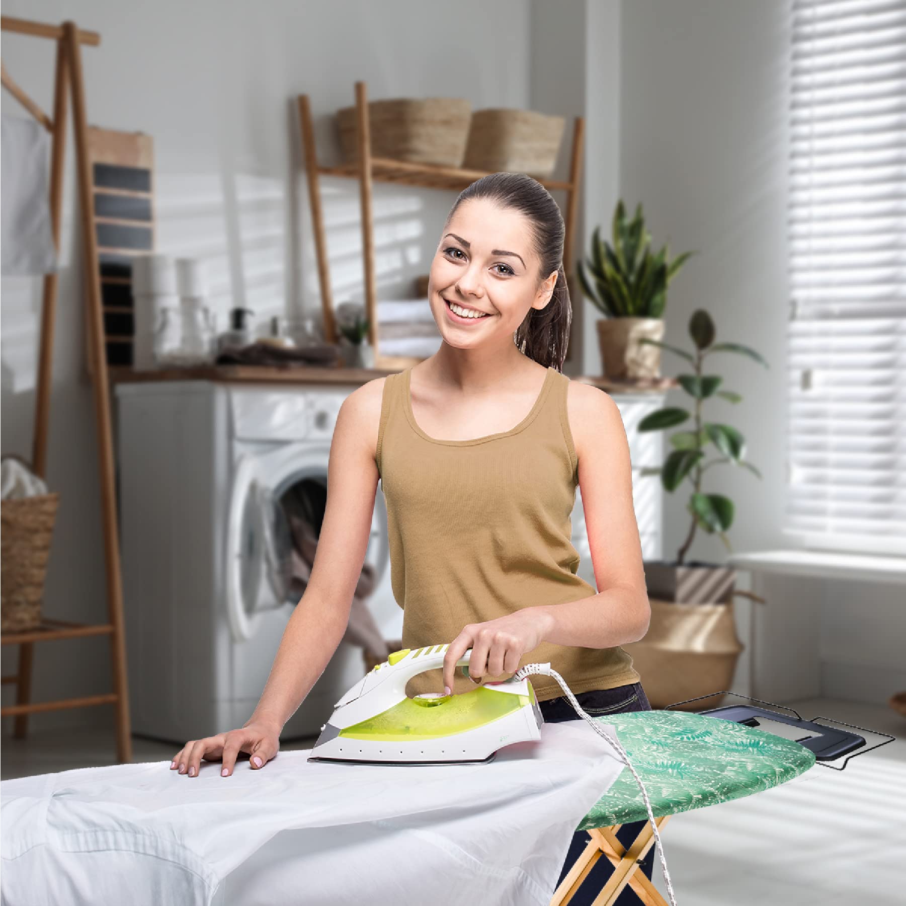 Pro Luxury Ironing Board Beech Wood Legs