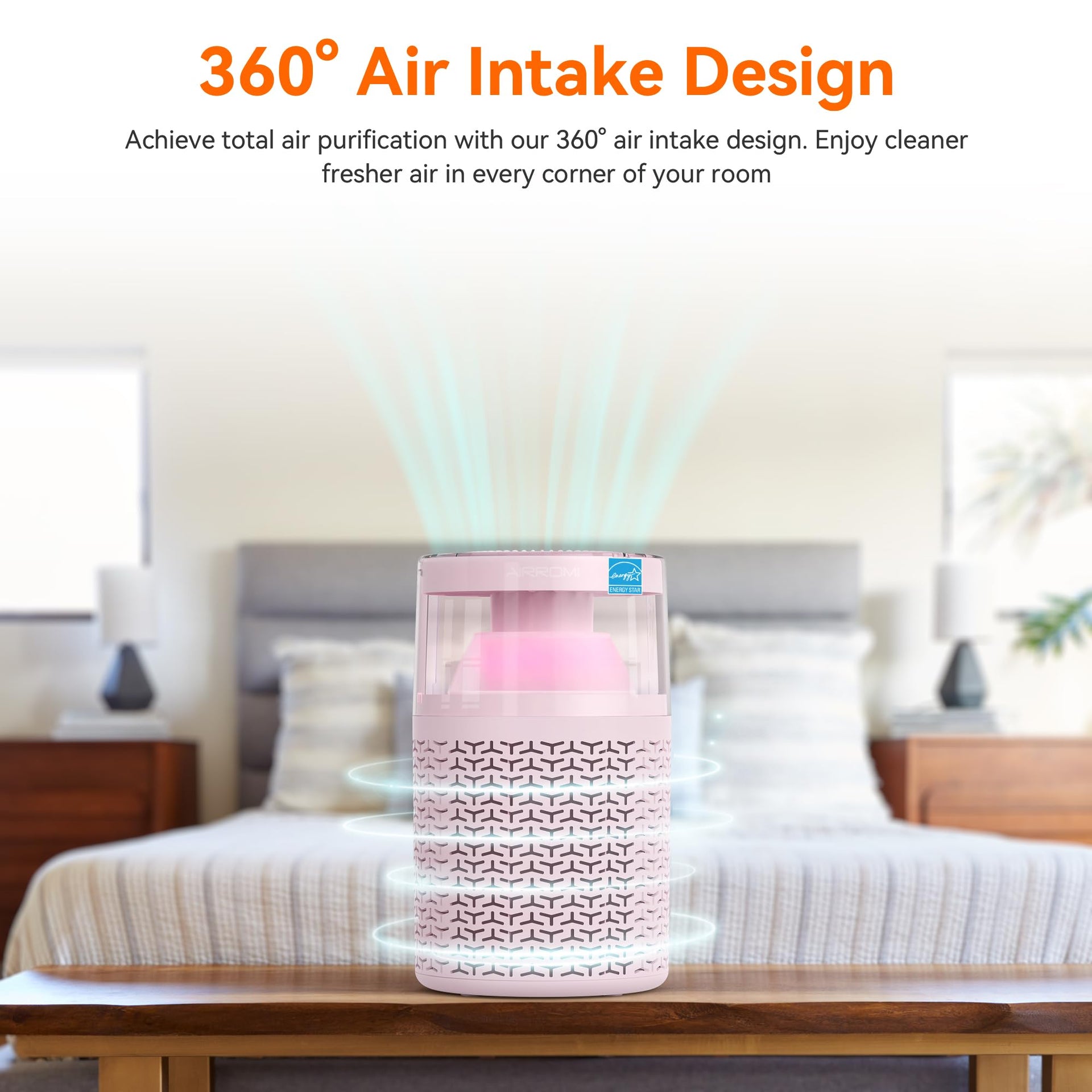 Pet Air Purifier for Home & Bedroom